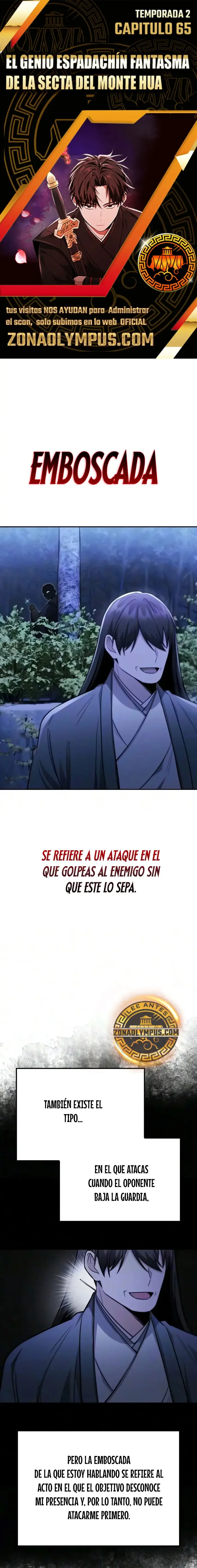 El Genio Espadachín Fantasma De La Secta Del Monte Hua Capítulo 65 - página 1