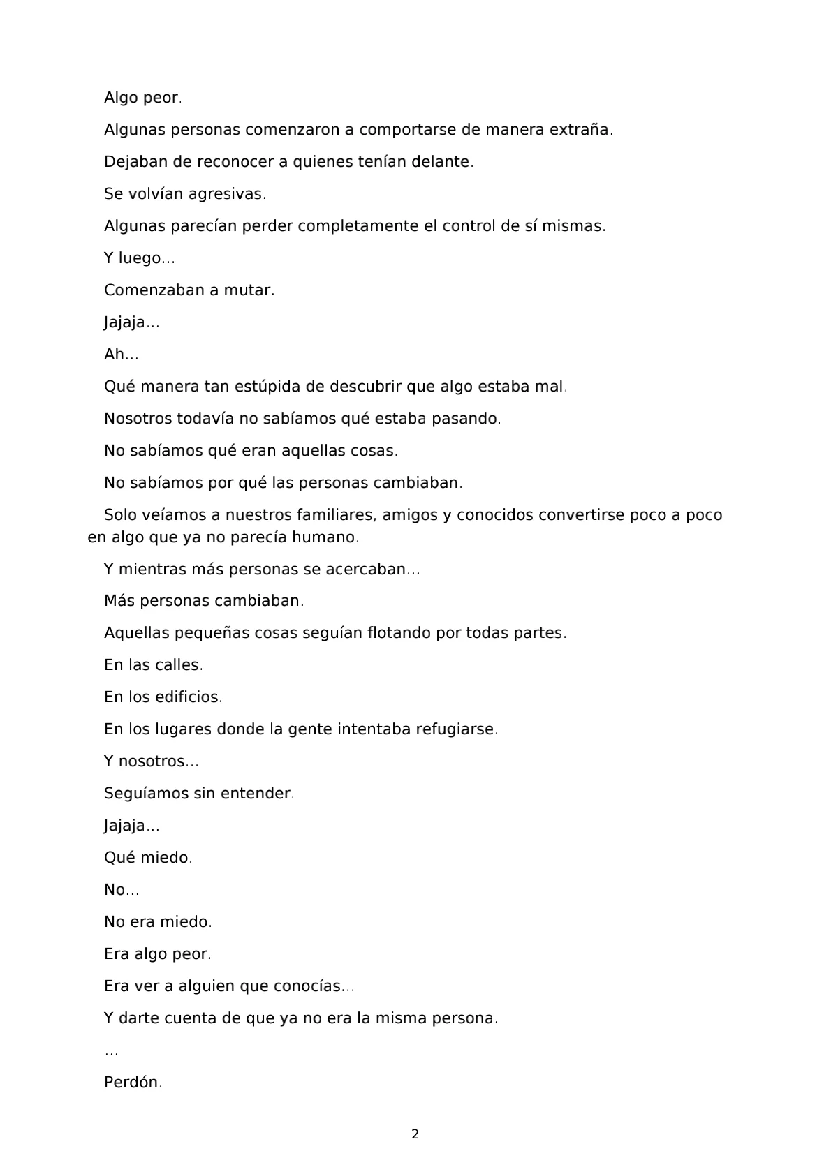 El mundo bajo su sombra Capítulo 0.1 - página 2