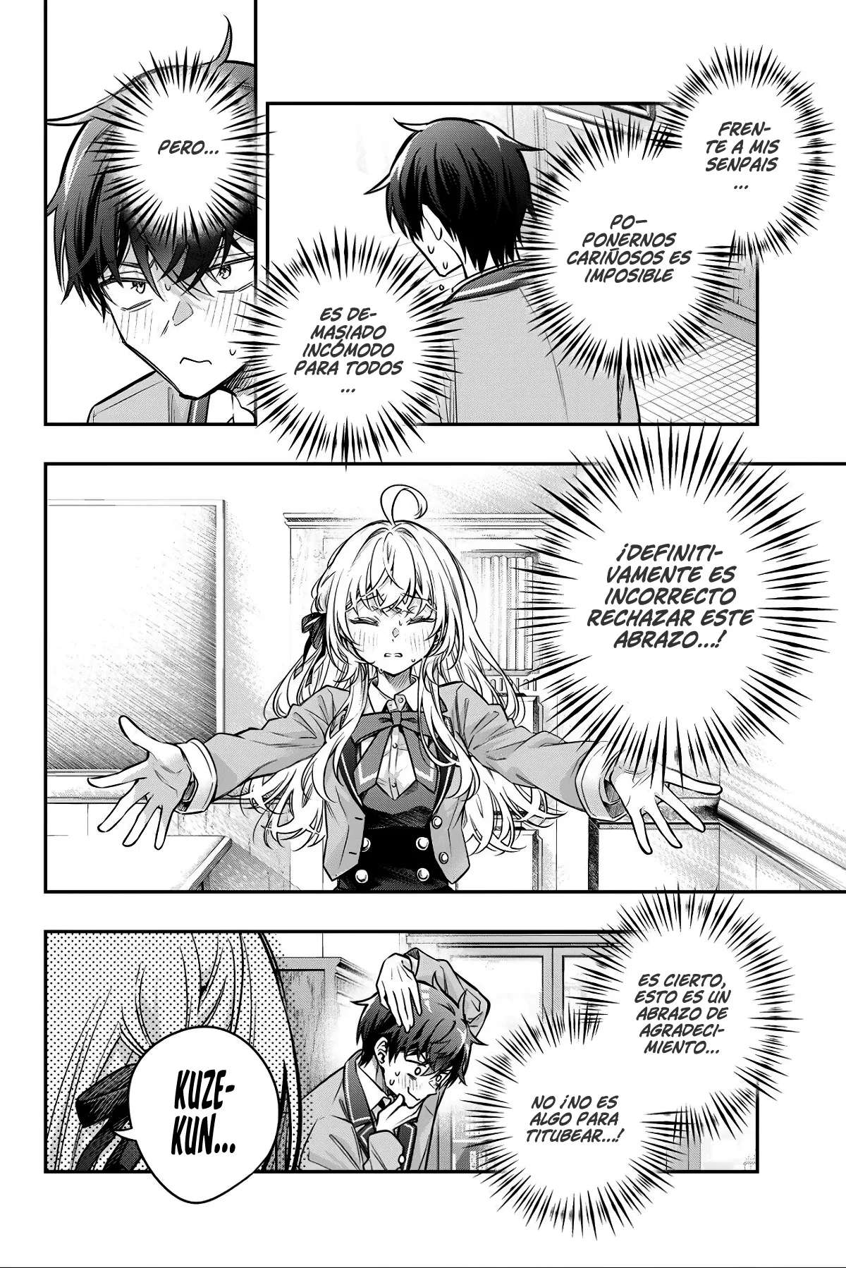Alya-san, quien se sienta a mi lado, a veces susurra cosas dulces en ruso. Capítulo 72 - página 5