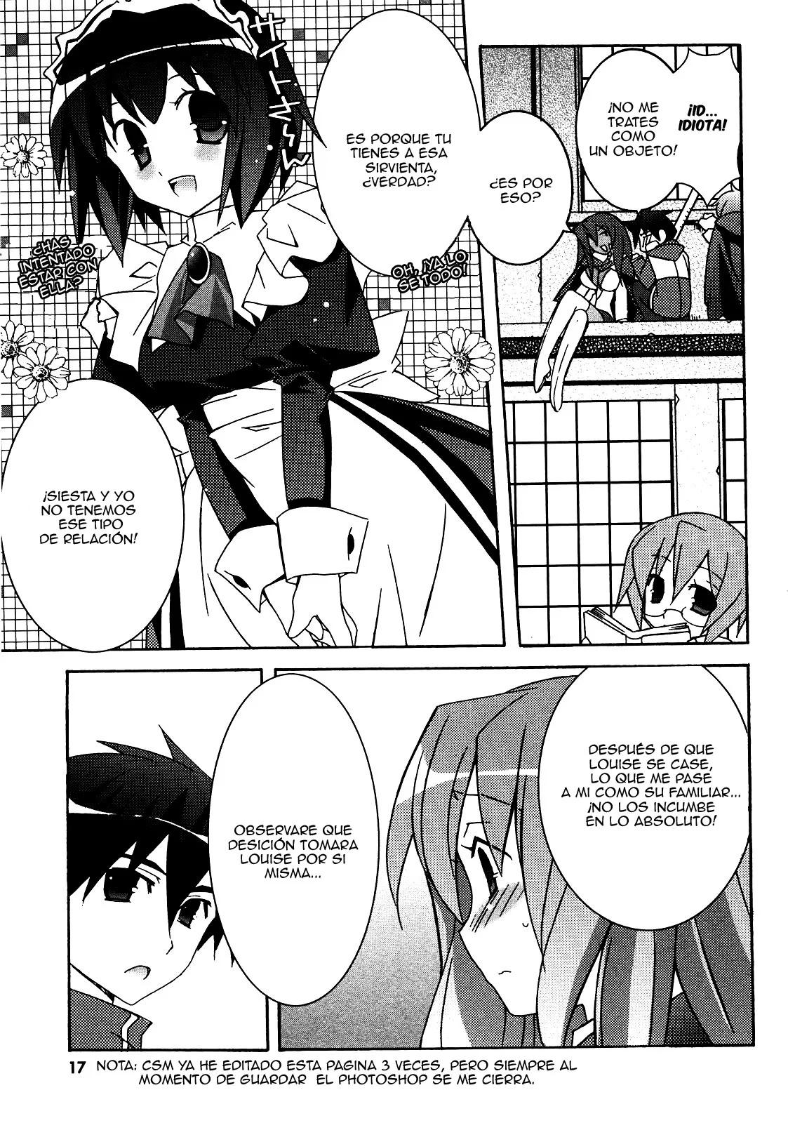 Zero No Tsukaima Capítulo 17 - página 16