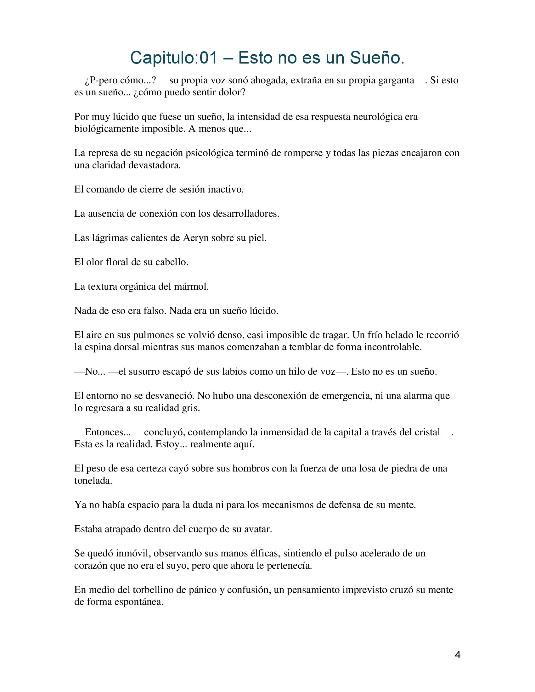 El Reino Transmigrado de Aethelgard. Capítulo 1 - página 4