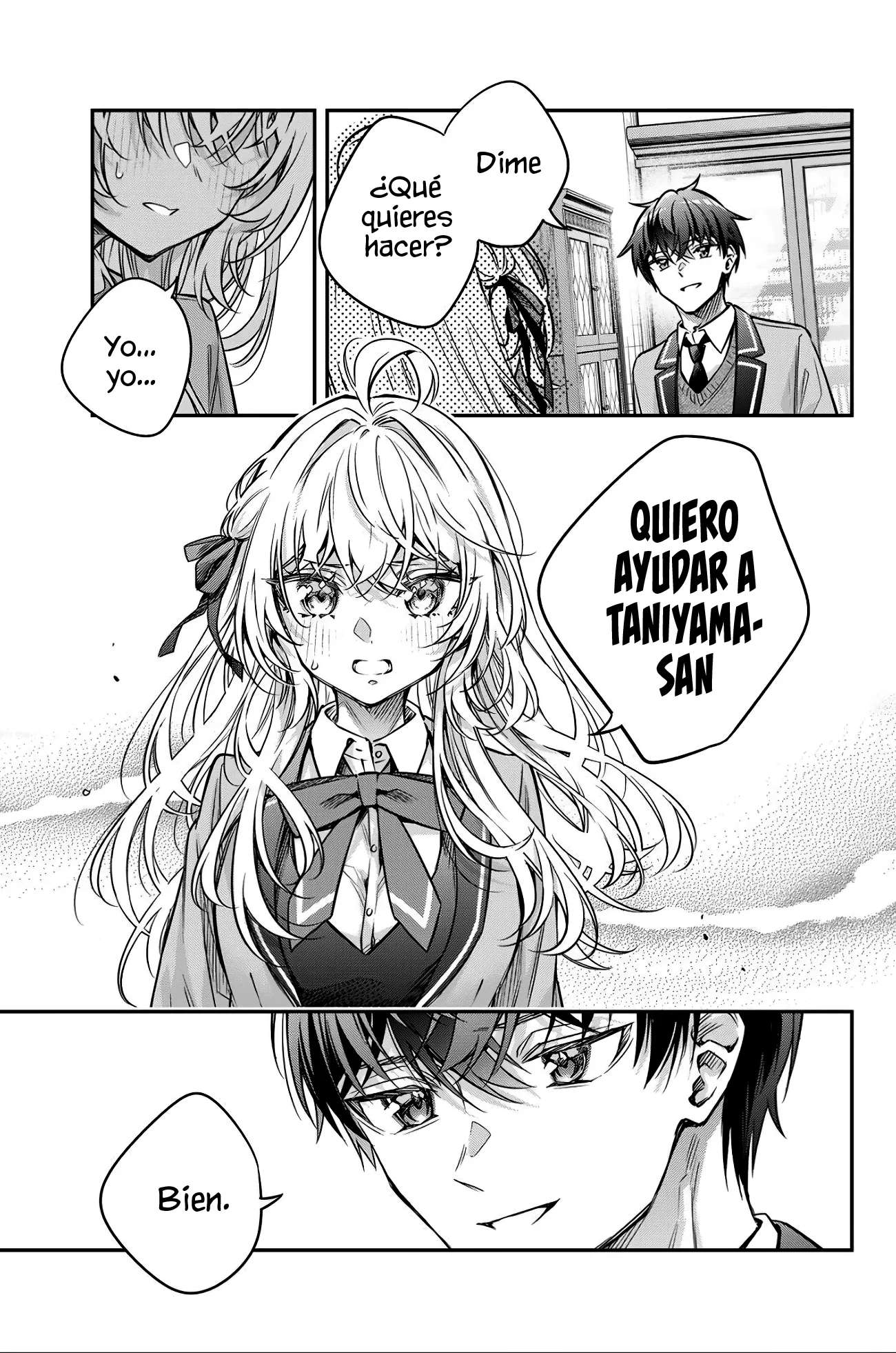 Alya-san, quien se sienta a mi lado, a veces susurra cosas dulces en ruso. Capítulo 71 - página 11