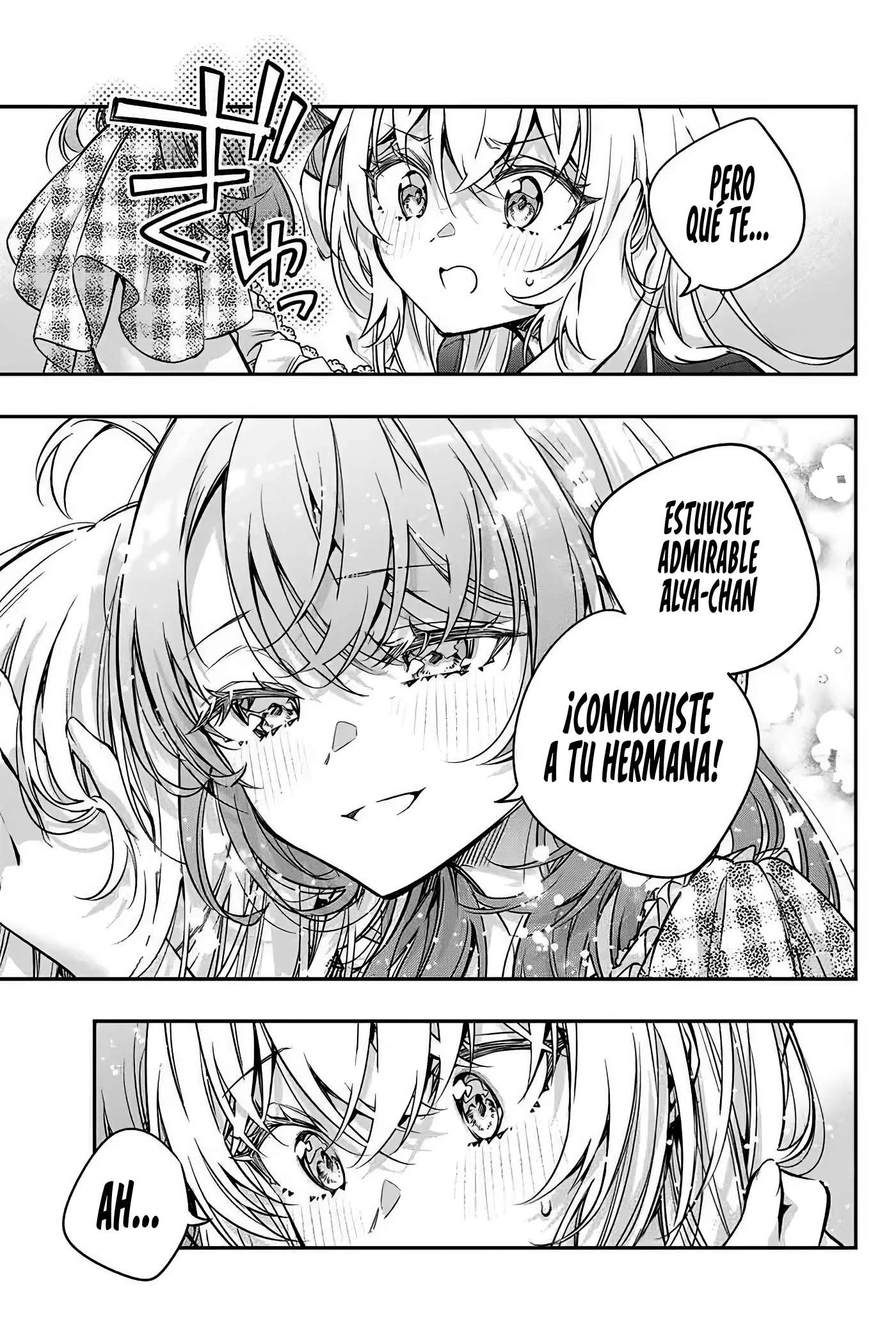 Alya-san, quien se sienta a mi lado, a veces susurra cosas dulces en ruso. Capítulo 67 - página 9