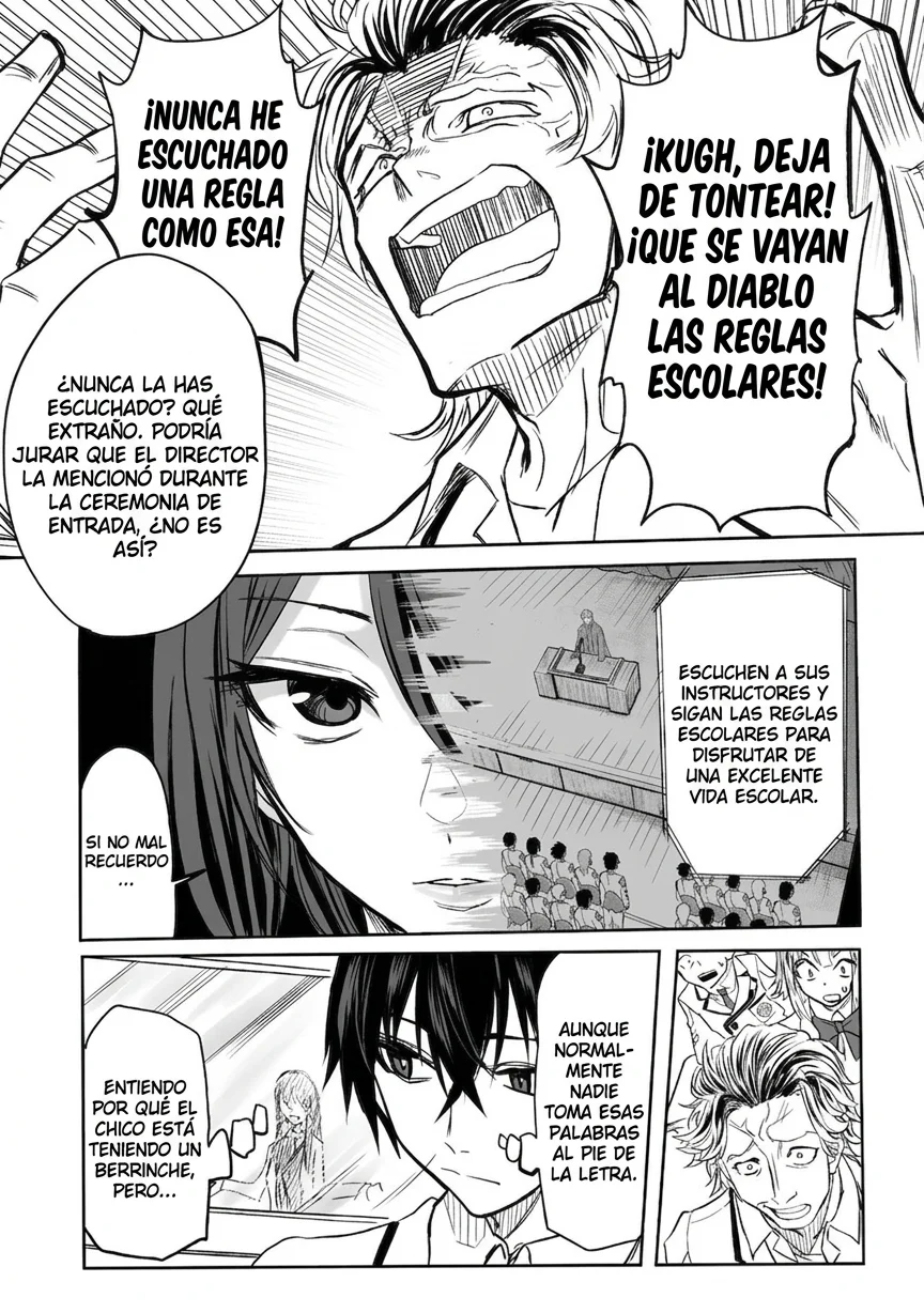 Inou Gakuen no Saikyou wa Heion ni Hisomu Capítulo 1 - página 8