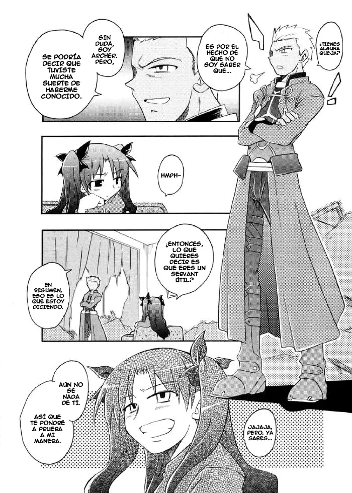 Fate/stay night - ¡Sé fuerte, Archer-kun! (Doujinshi) Capítulo 1 - página 4