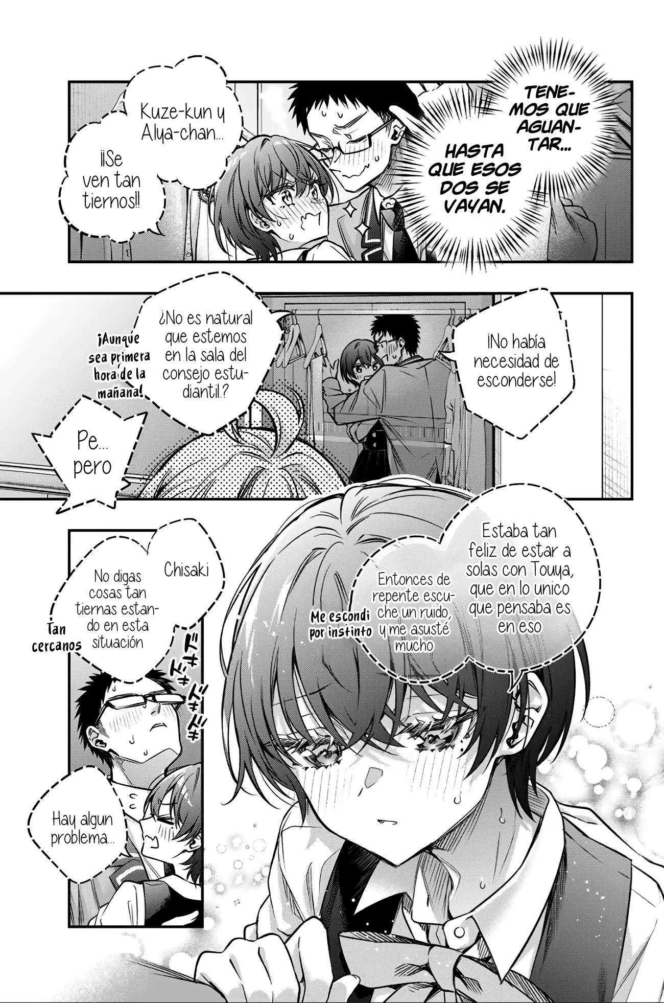 Alya-san, quien se sienta a mi lado, a veces susurra cosas dulces en ruso. Capítulo 71 - página 13