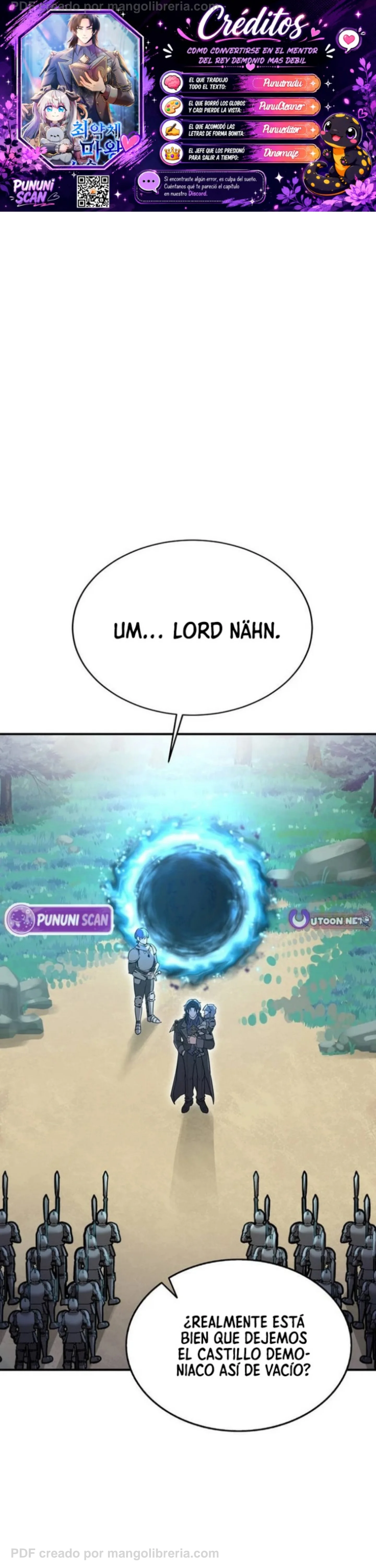 Me convertí en el amo del rey demonio más débil Capítulo 7 - página 1
