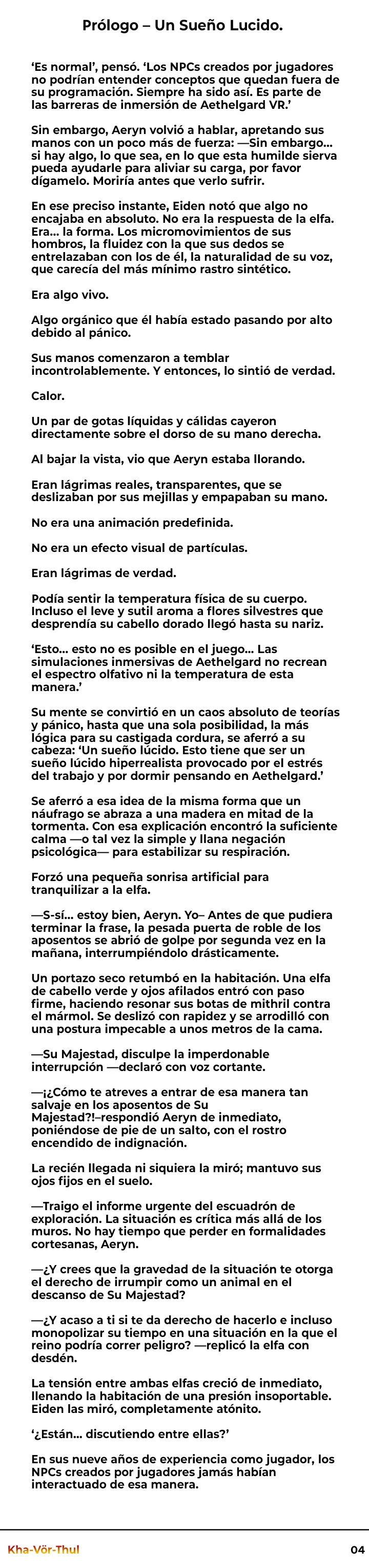 El Reino Transmigrado de Aethelgard. Capítulo 0.1 - página 4