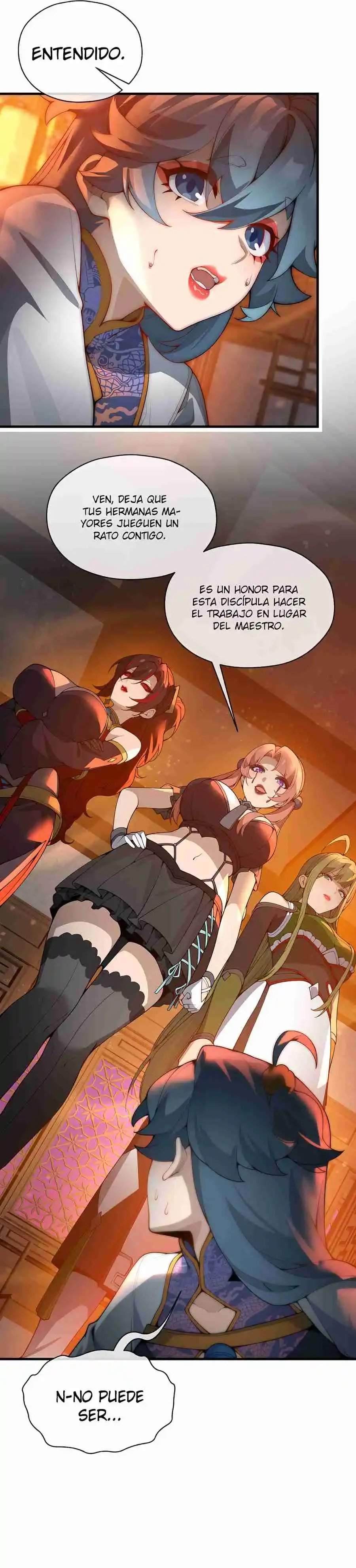 ¡Yo, El Señor Demonio, Estoy Siendo Blanco De Mis Discípulas Femeninas! Capítulo 143 - página 14