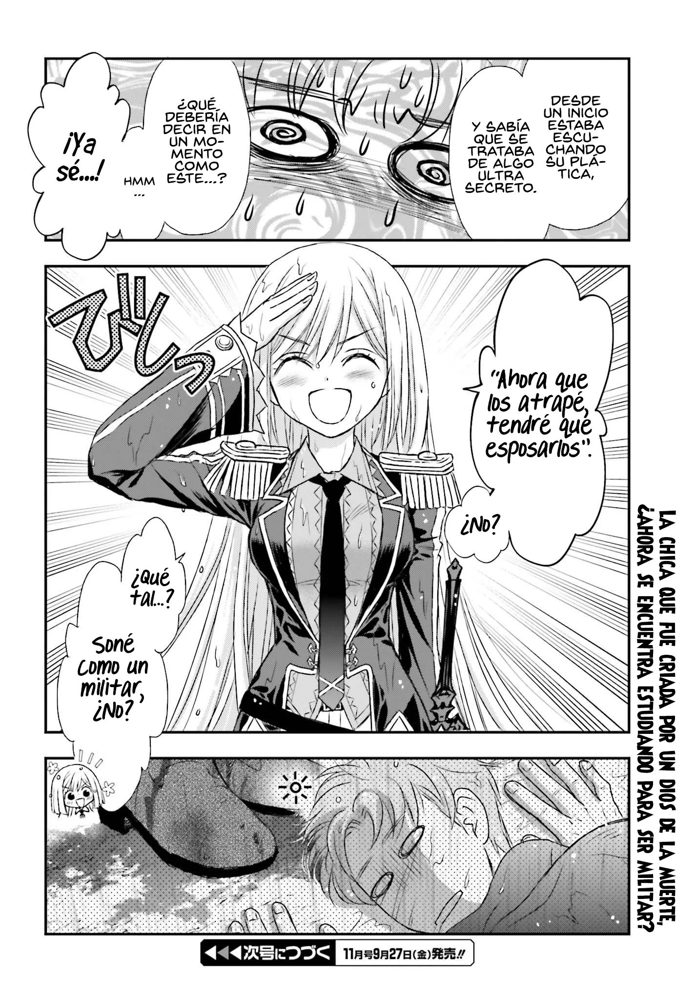 Shinigami ni Sodaterareta Shoujo wa Shikkoku no Ken wo Mune ni Idaku Capítulo 2 - página 35