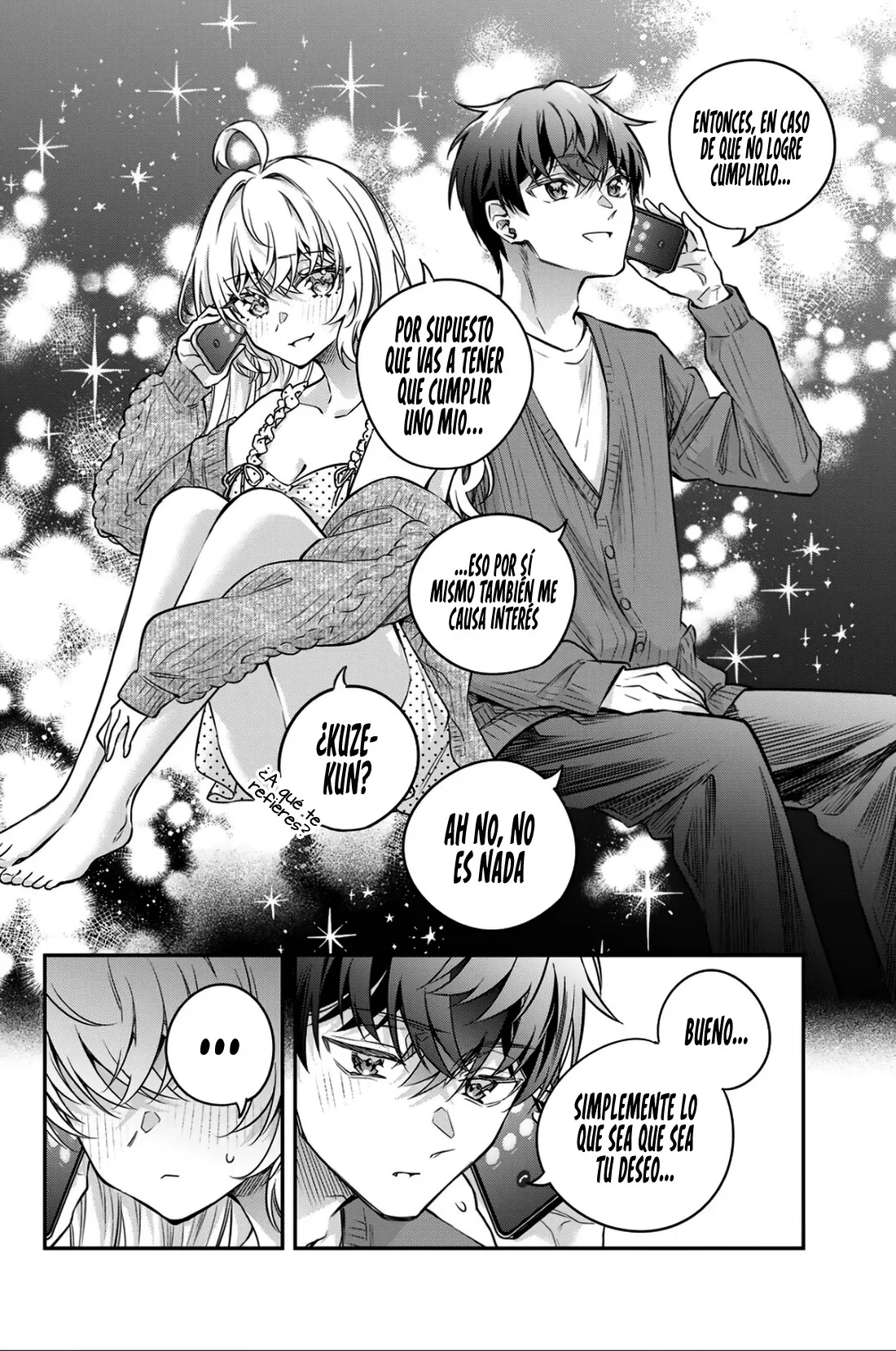Alya-san, quien se sienta a mi lado, a veces susurra cosas dulces en ruso. Capítulo 83 - página 14