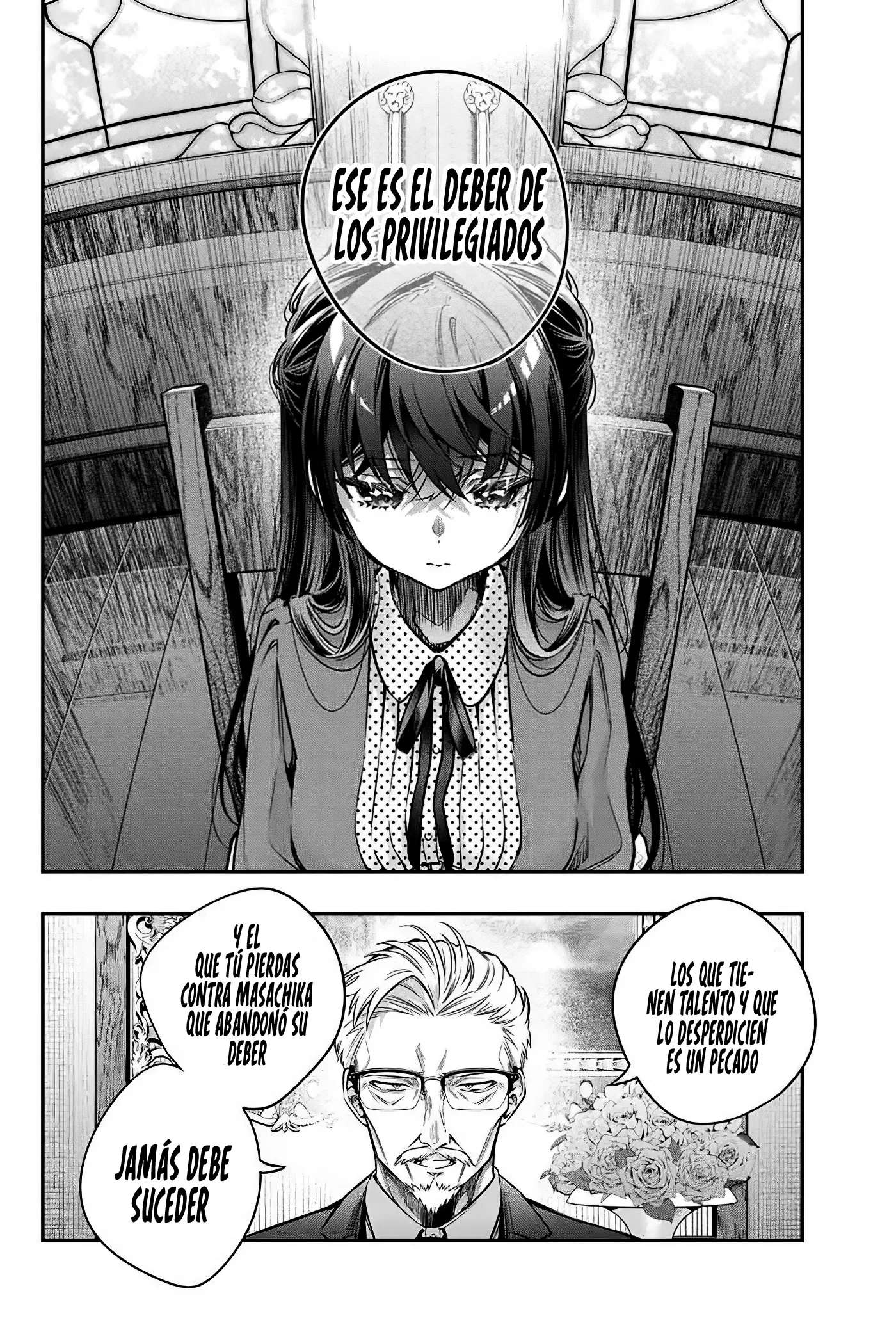 Alya-san, quien se sienta a mi lado, a veces susurra cosas dulces en ruso. Capítulo 68 - página 7