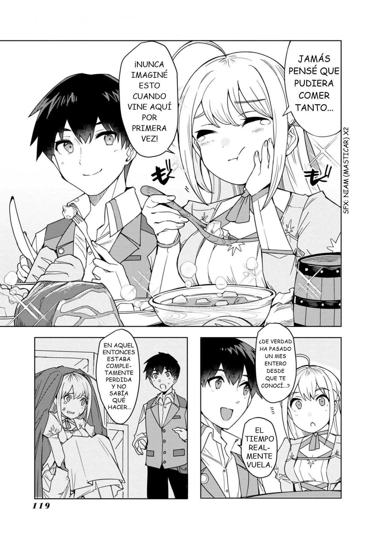 Shokuryou Seisei Skill wo Te ni Ireta node, Isekai de Shoukai wo Tachi Ageyou to Omoimasu Capítulo 8 - página 6