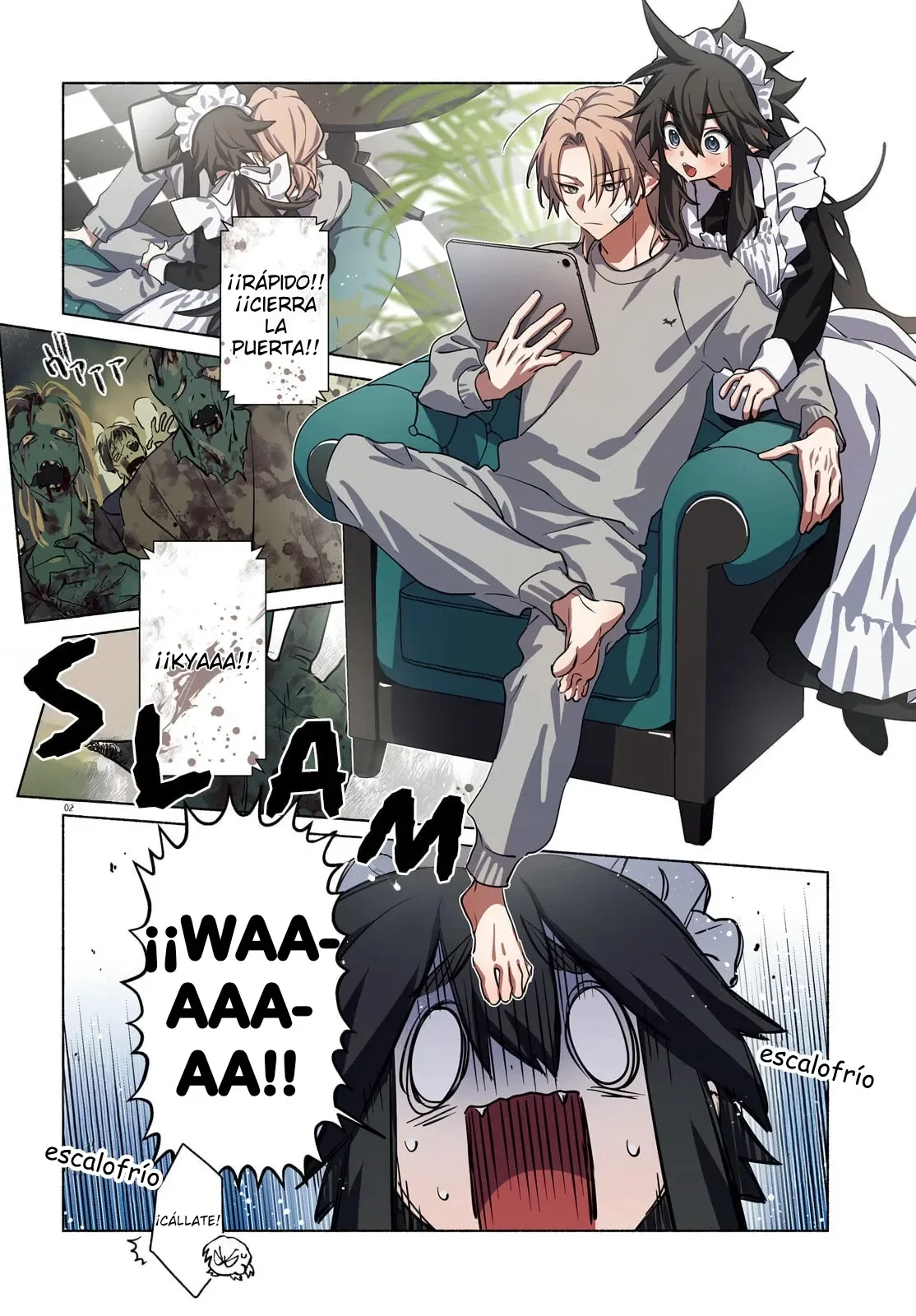 Toudou-kun Chi no Maid Shota Capítulo 14 - página 2
