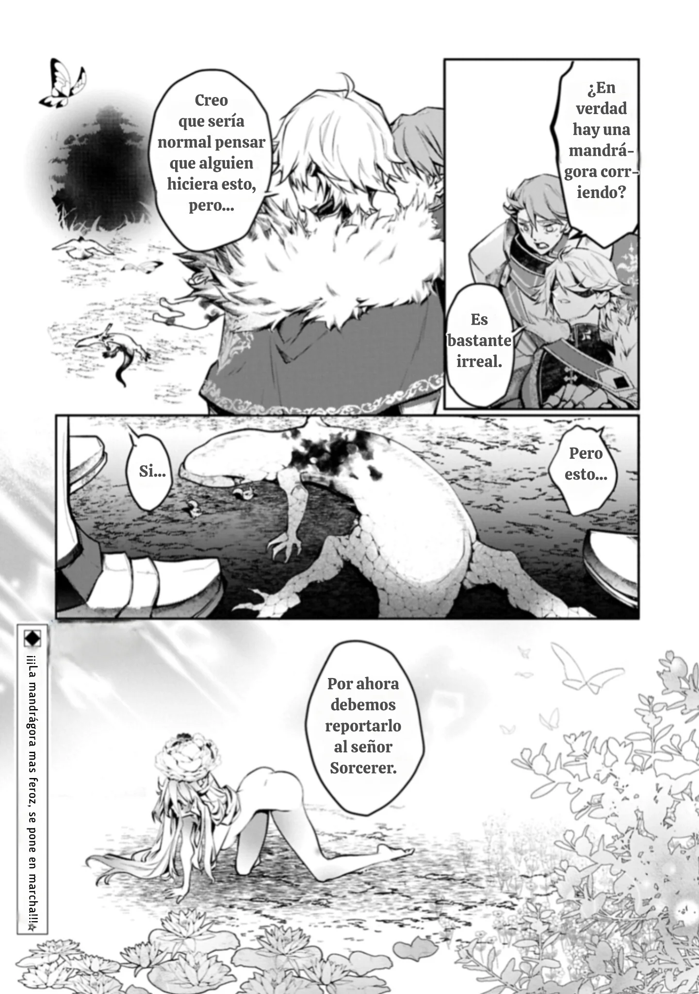 Mandragora tte Baretara Toubatsu desu ka?: Hana no Majo no Hohoemi wa Kanchigai no Tane o Maku Capítulo 1.5 - página 44