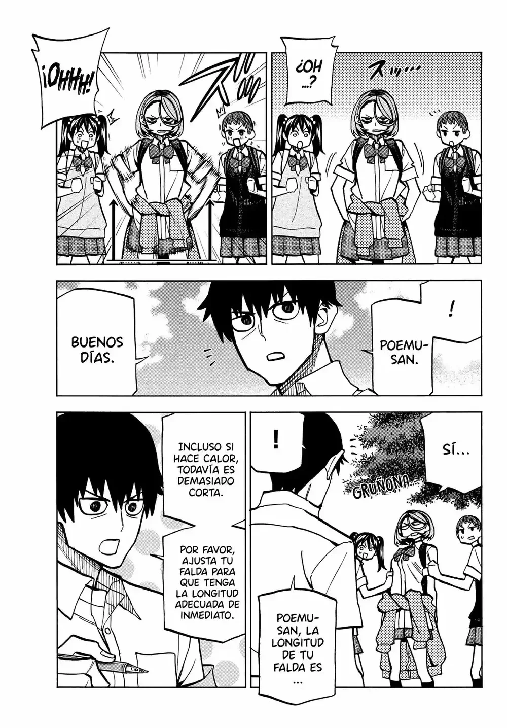 Ponkotsu Fuukiiin to Skaato take ga Futekisetsu na JK no Hanashi Capítulo 7 - página 8