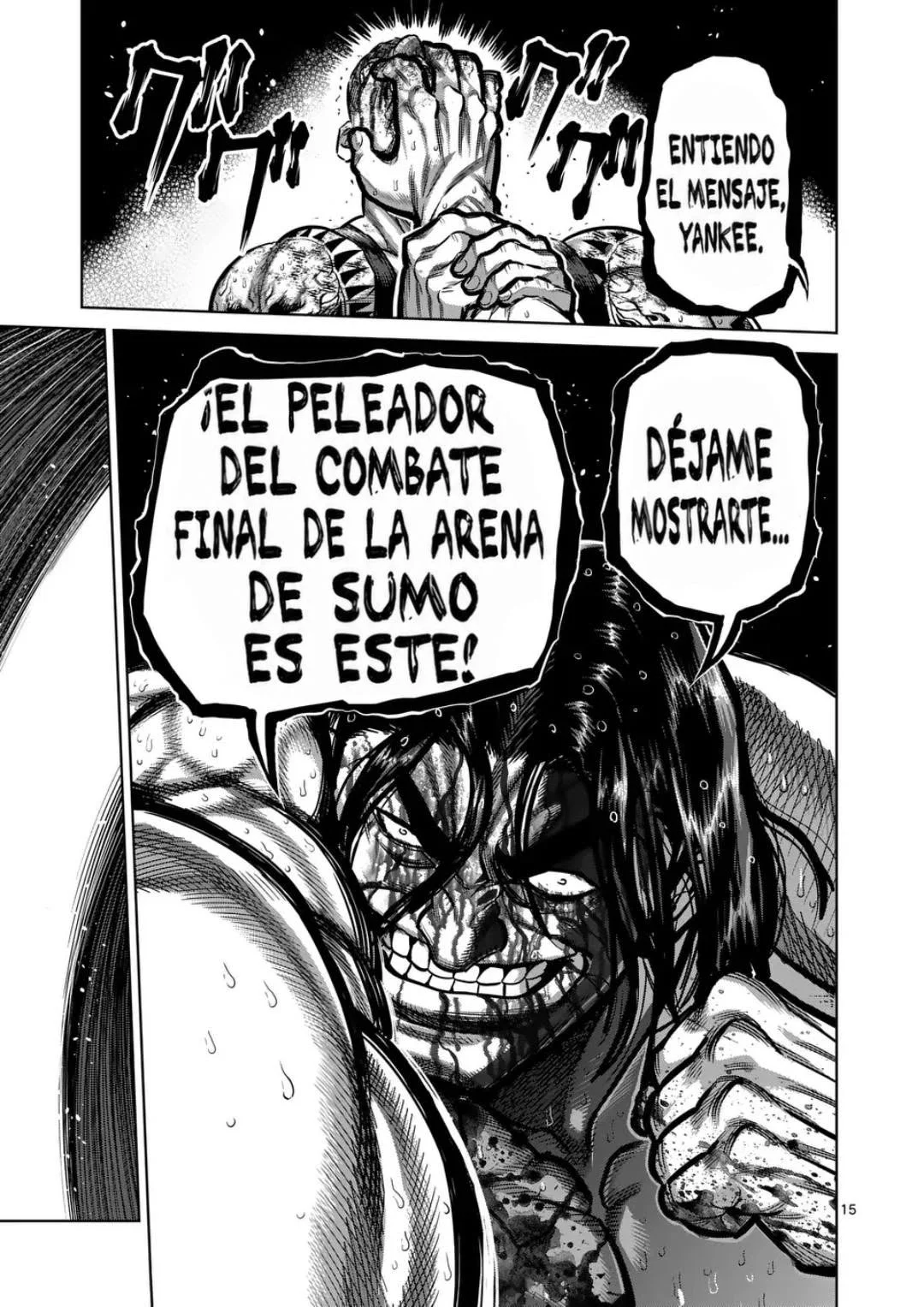 Kengan Omega Capítulo 365 - página 16