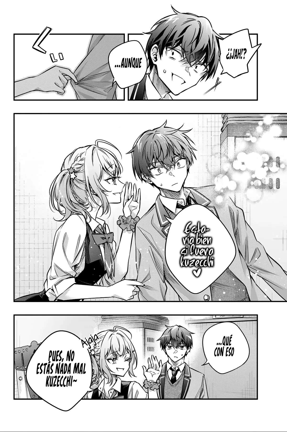 Alya-san, quien se sienta a mi lado, a veces susurra cosas dulces en ruso. Capítulo 74 - página 6