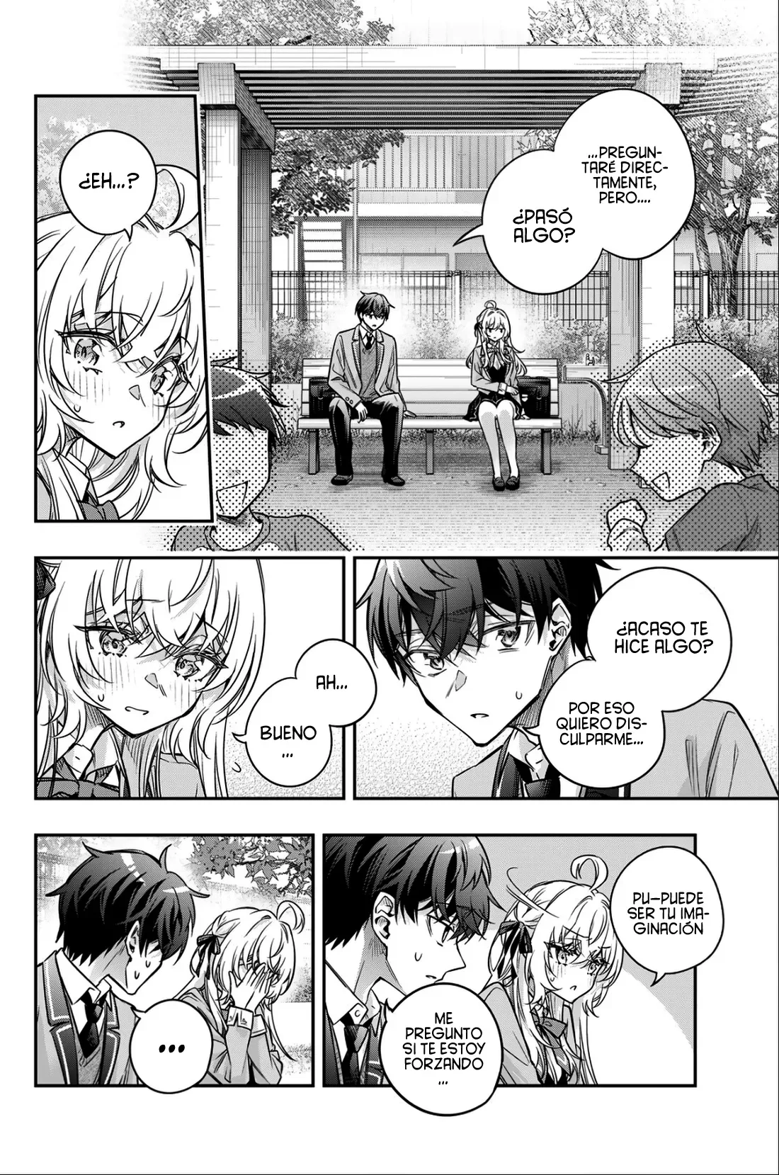 Alya-san, quien se sienta a mi lado, a veces susurra cosas dulces en ruso. Capítulo 84 - página 14