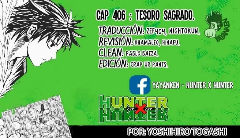 Cazador X Capítulo 406 - página 1