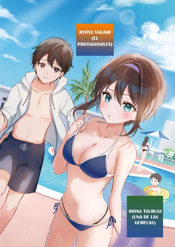 La historia de cómo yo, un tipo común y corriente sin cualidades redentoras, arriesgué mi vida para salvar a dos hermosas hermanas gemelas, y como resultado terminé haciendo que ellas, que en realidad eran yandere, se enamoraran perdidamente de mí Capítulo 1 - página 3