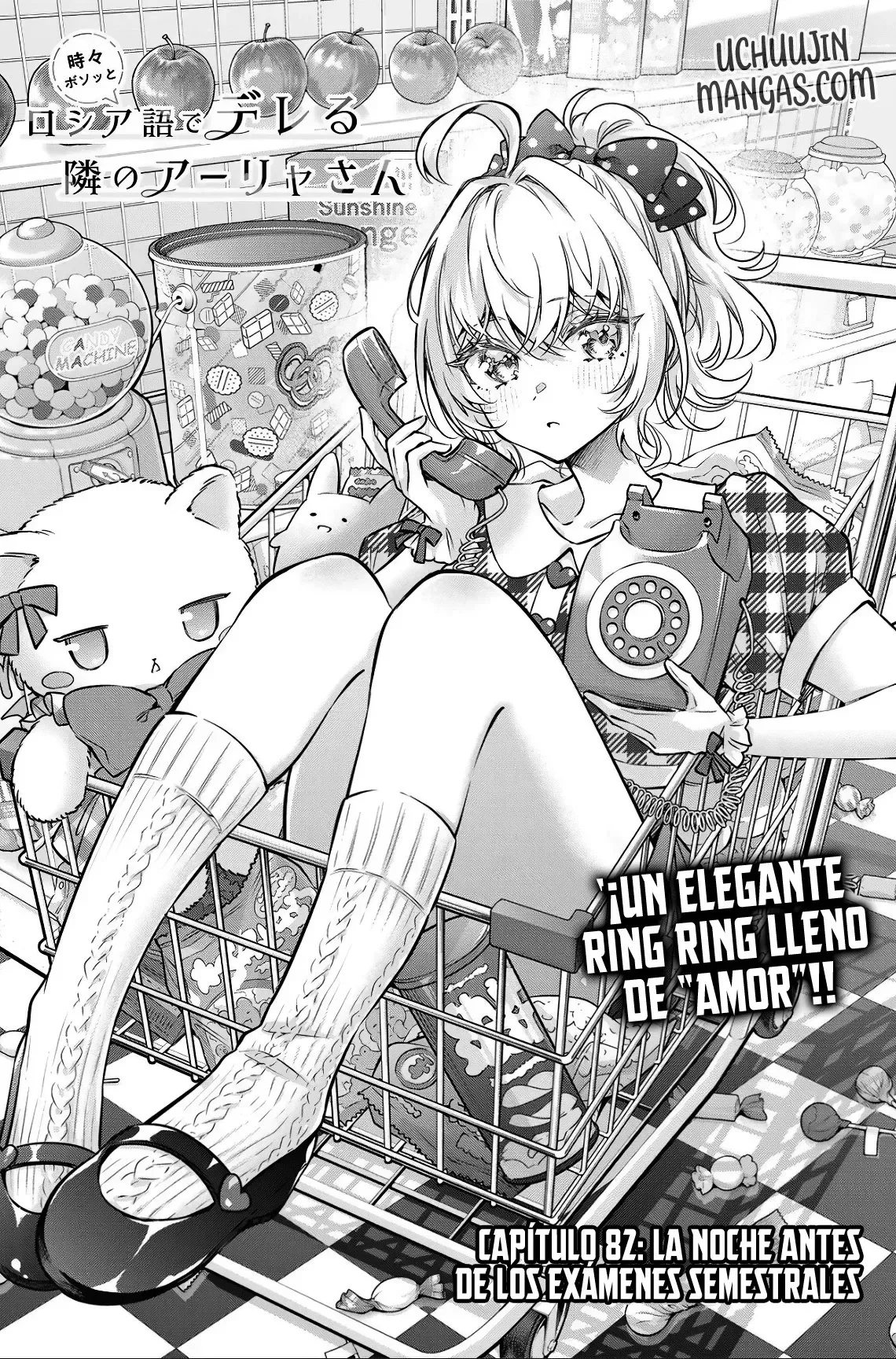 Alya-san, quien se sienta a mi lado, a veces susurra cosas dulces en ruso. Capítulo 82 - página 7