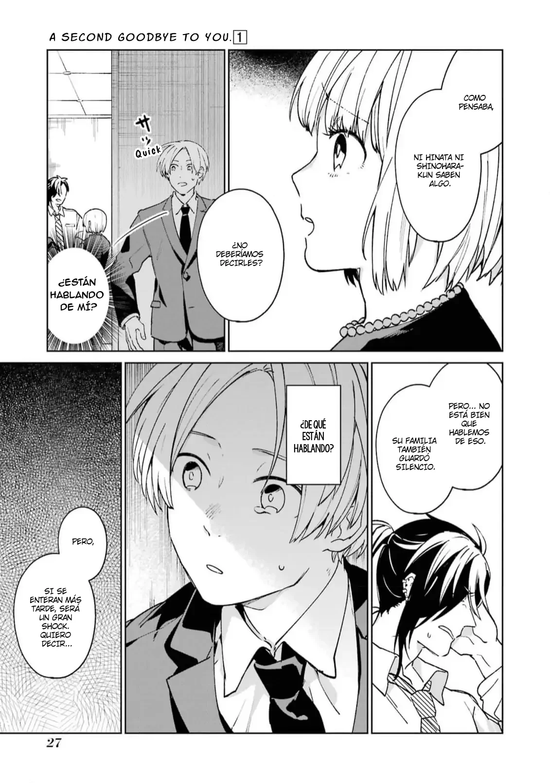 Kimi ni nidome no sayonara wo Capítulo 1 - página 30