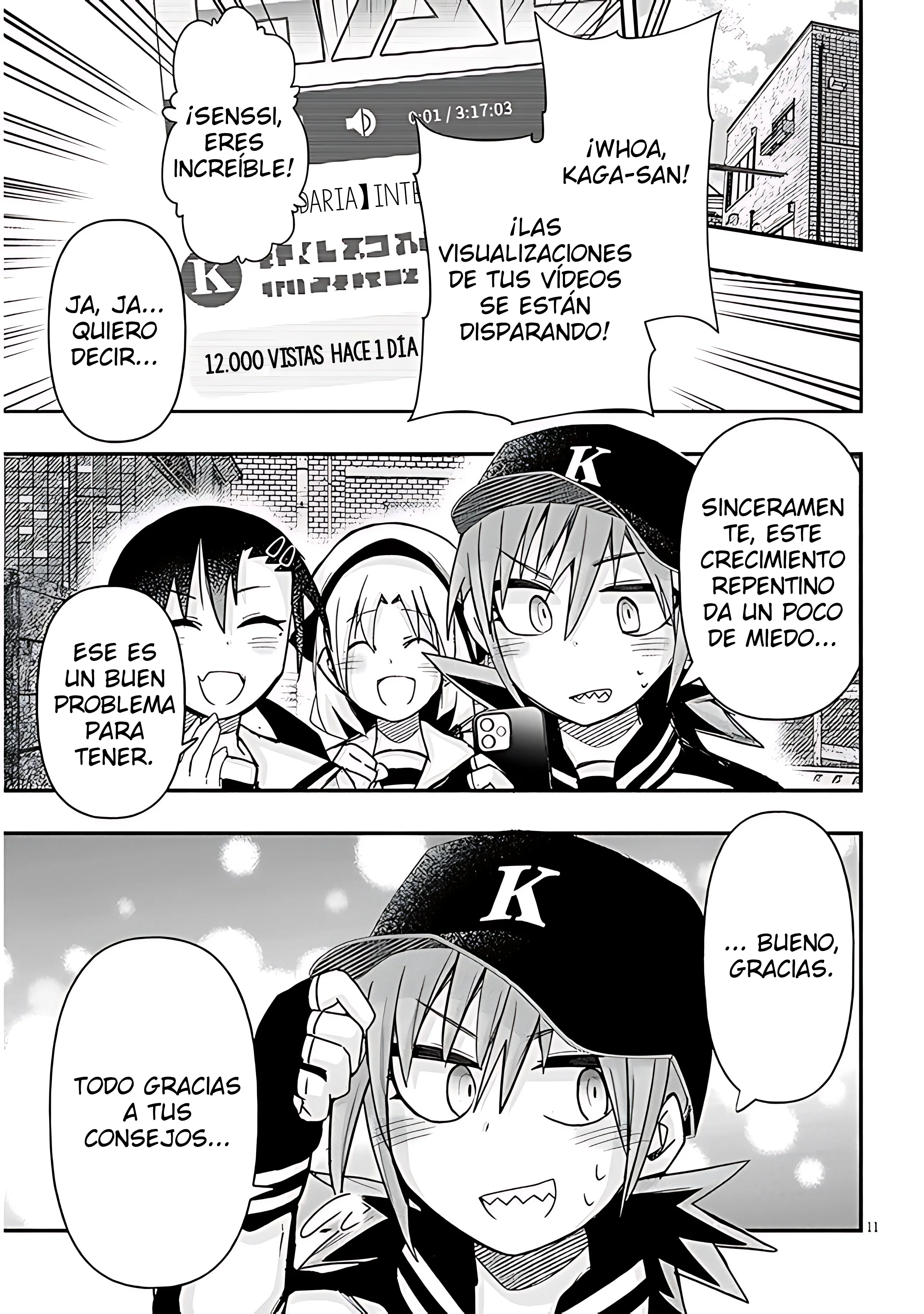 Geesen Shoujo to Ibunka Kouryuu Capítulo 70 - página 12
