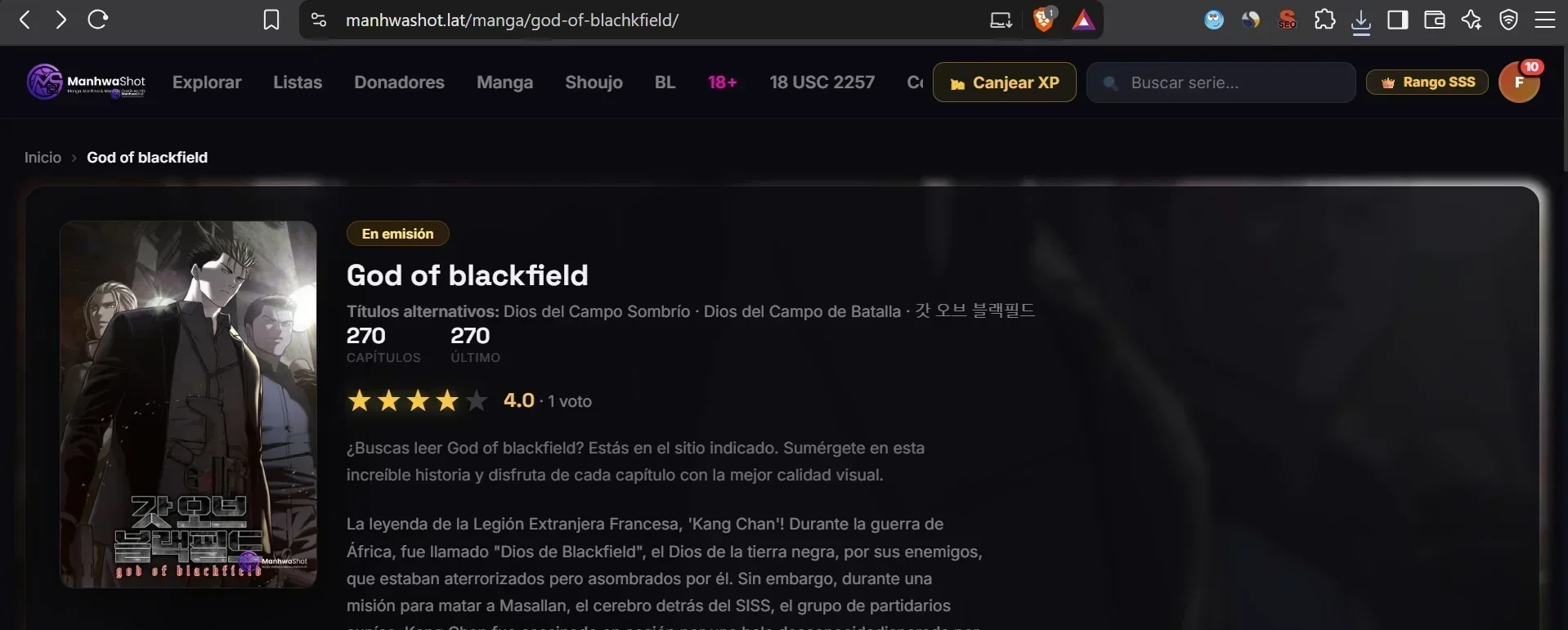 God Of Blackfield Capítulo 214 - página 2