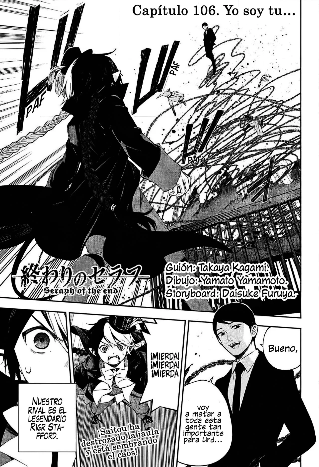 Owari no seraph Capítulo 106 - página 2