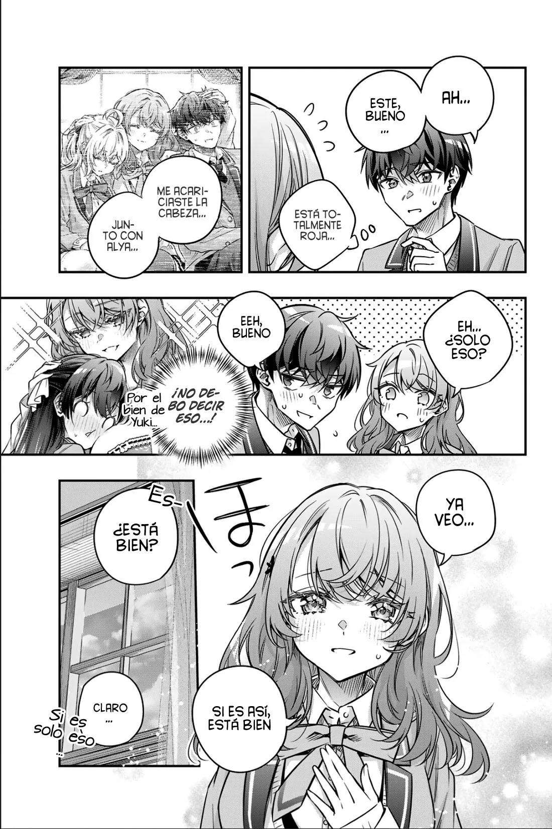 Alya-san, quien se sienta a mi lado, a veces susurra cosas dulces en ruso. Capítulo 81 - página 13
