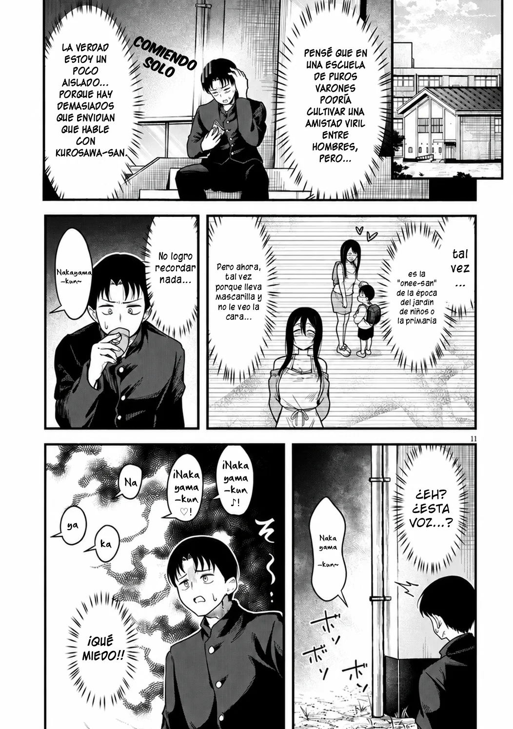 Koubaibu no Kurosawa-san wa Otoko wo Shiranai Capítulo 1 - página 11