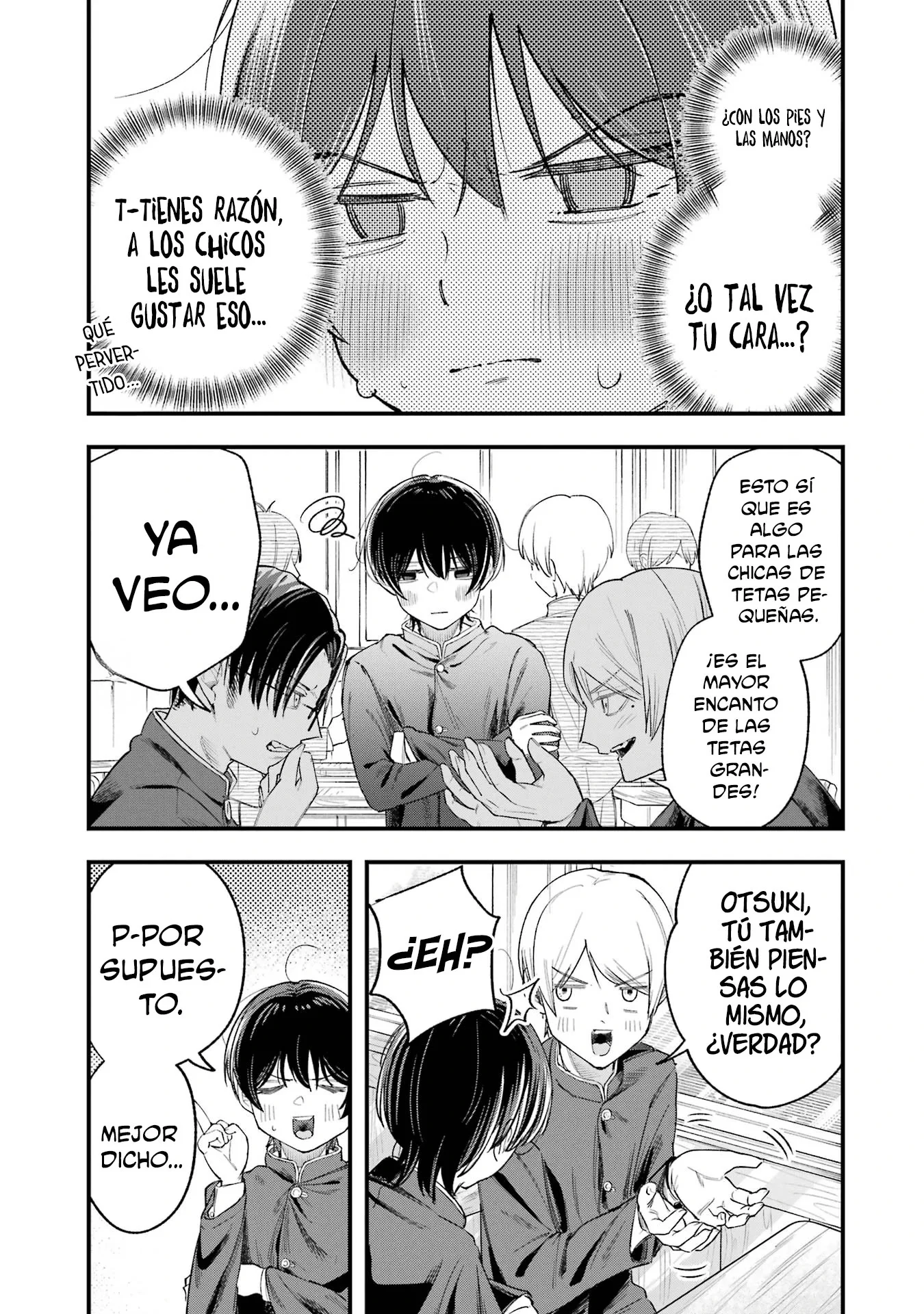 La historia de una chica tomboy que habla obscenamente en una escuela de varones Capítulo 2 - página 12