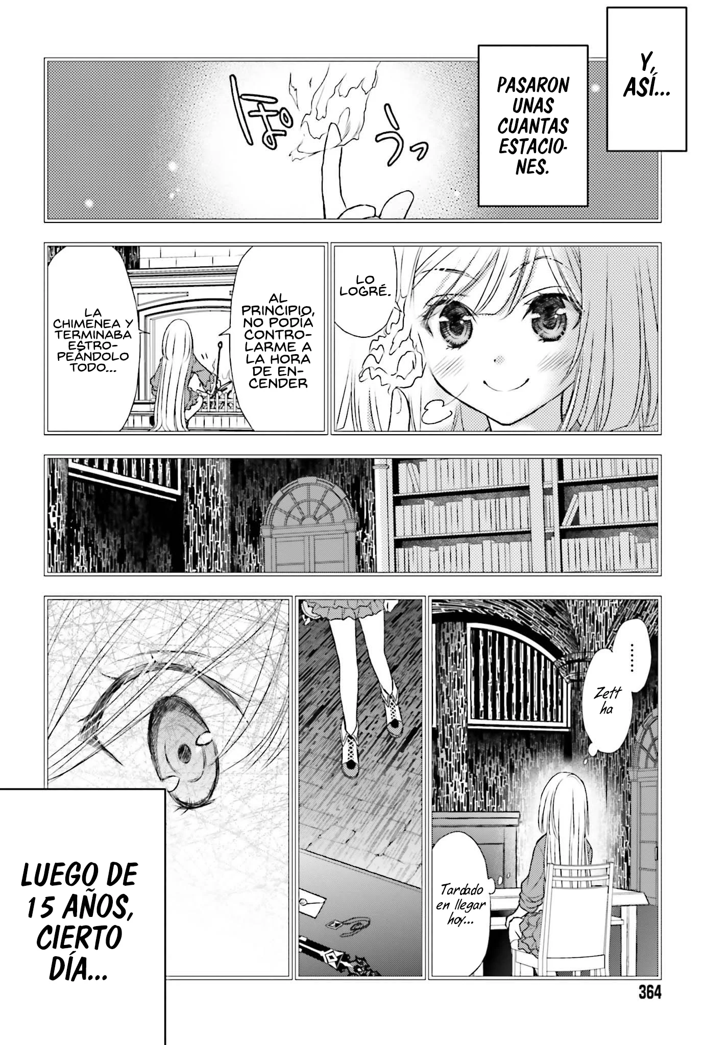 Shinigami ni Sodaterareta Shoujo wa Shikkoku no Ken wo Mune ni Idaku Capítulo 2 - página 7