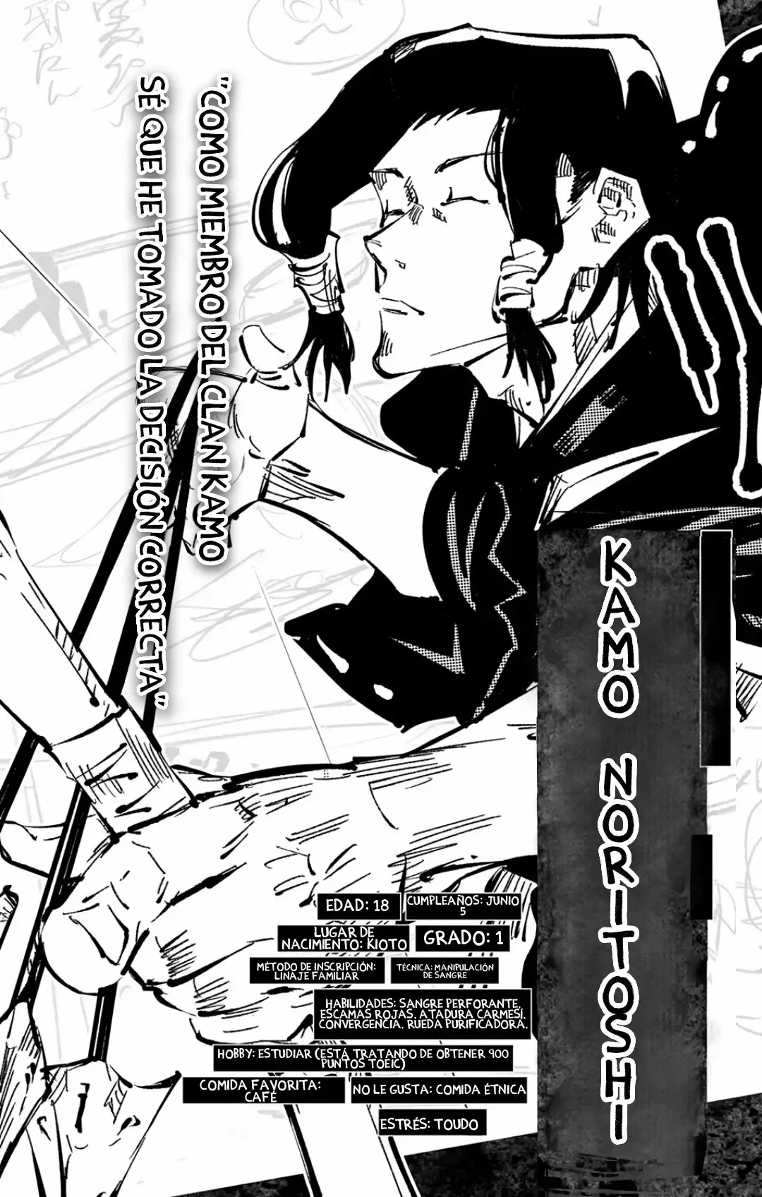 Jujutsu Kaisen: FANBOOK OFICIAL Capítulo 1 - página 35