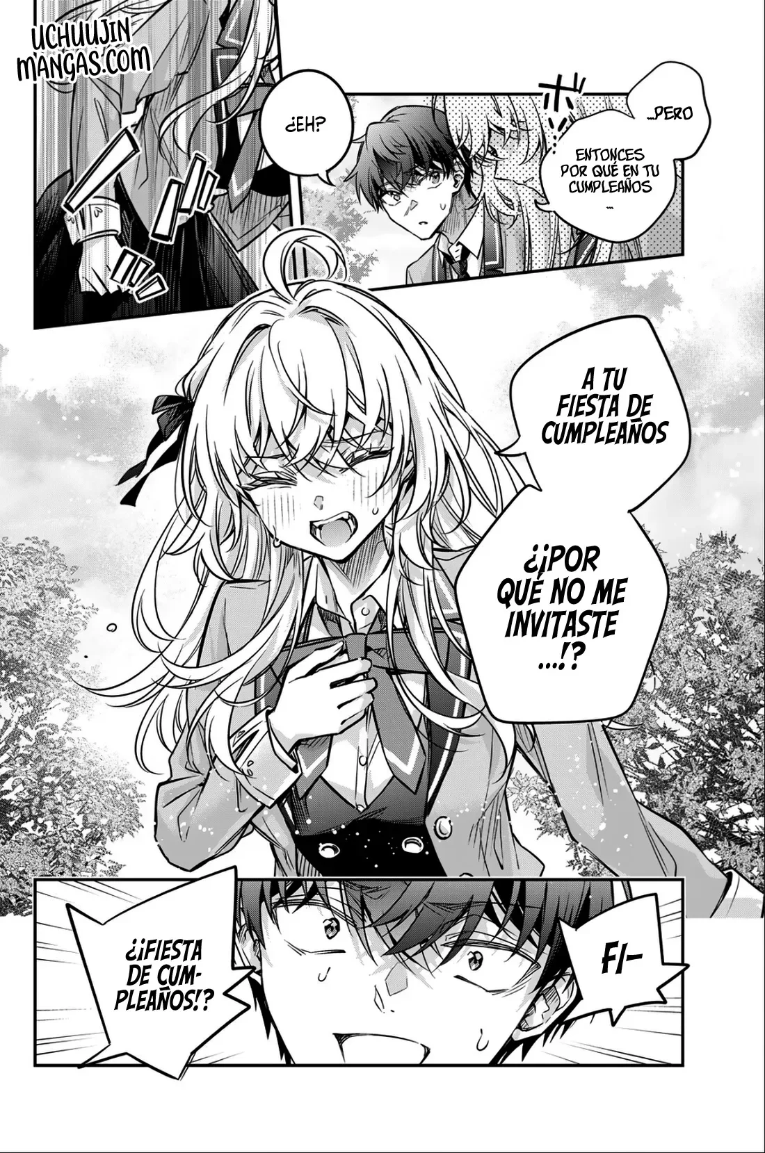 Alya-san, quien se sienta a mi lado, a veces susurra cosas dulces en ruso. Capítulo 84 - página 16