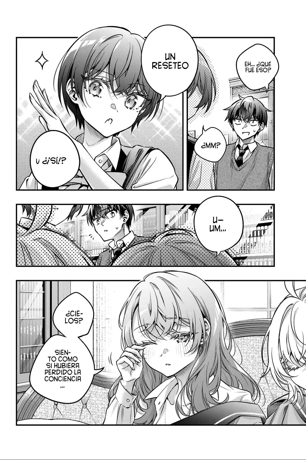 Alya-san, quien se sienta a mi lado, a veces susurra cosas dulces en ruso. Capítulo 79 - página 8