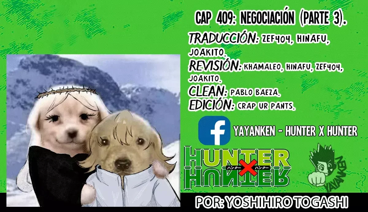 Cazador X Capítulo 409 - página 1
