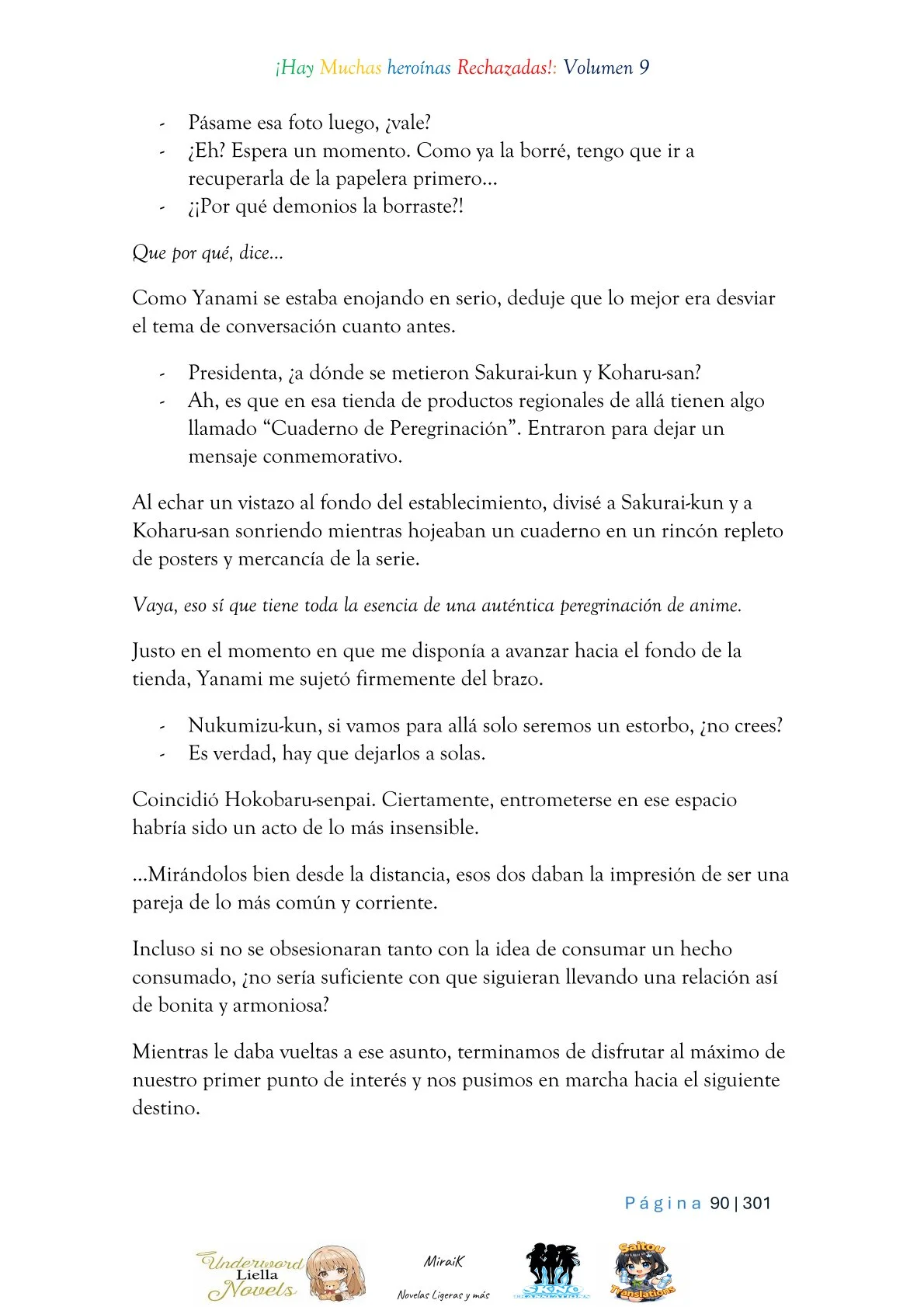 Makeine: Too Many Losing Heroines! Capítulo 9.2 - página 19