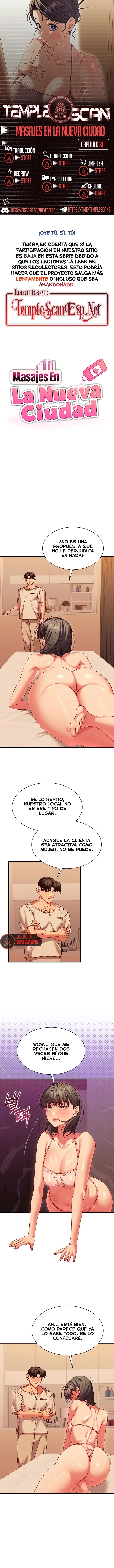 Masajista en la Nueva Ciudad Capítulo 31 - página 1