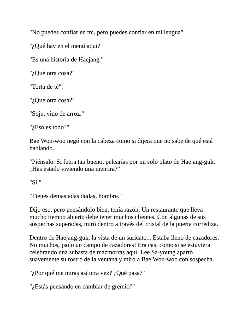 El cazador quiere vivir tranquilamente Capítulo 14 - página 7