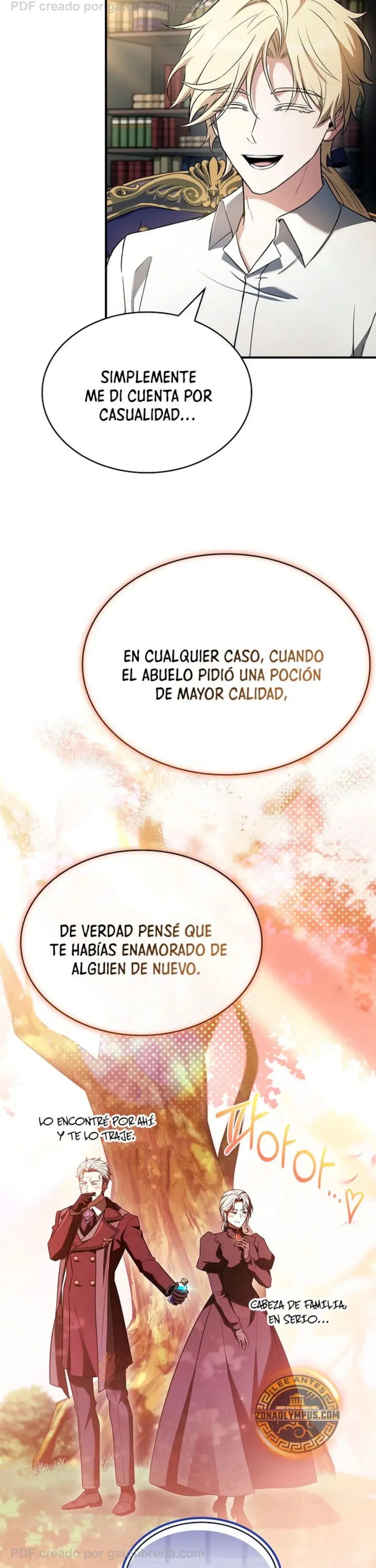 No me interesa ser el sucesor; mejor me dedicaré a sanar. Capítulo 27 - página 48