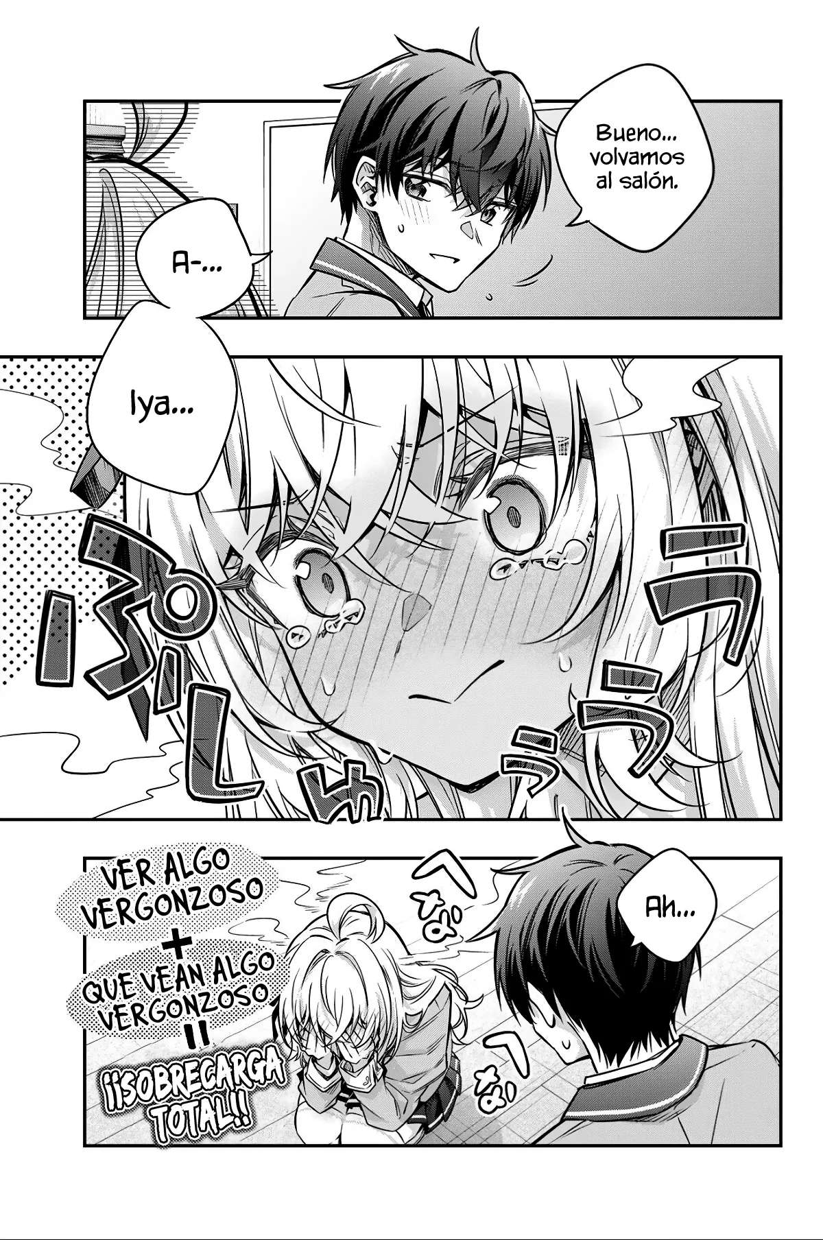 Alya-san, quien se sienta a mi lado, a veces susurra cosas dulces en ruso. Capítulo 72 - página 10