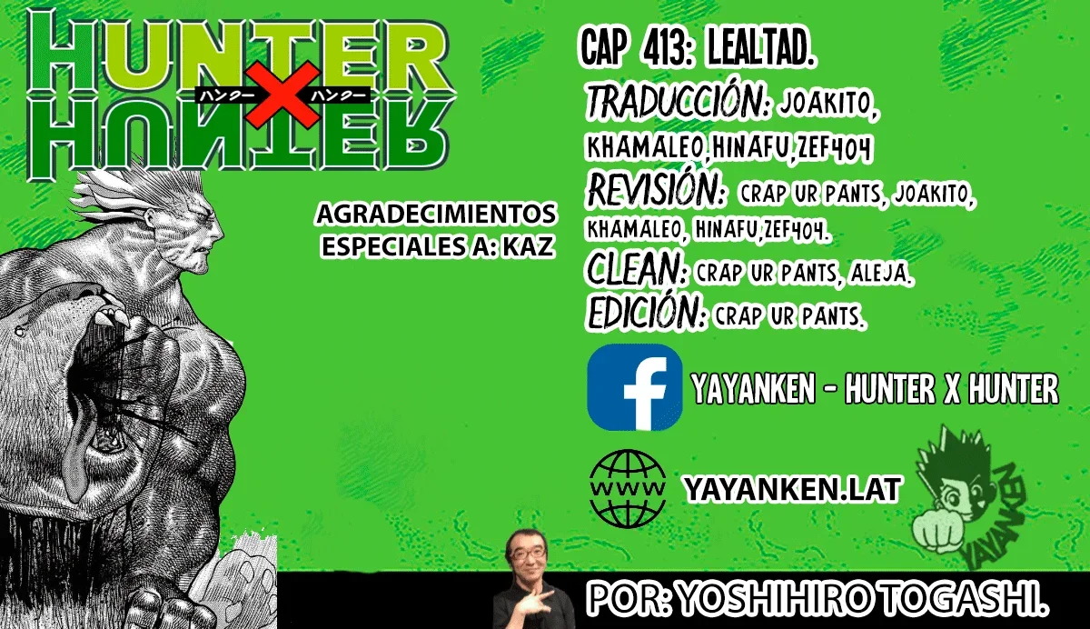 Cazador X Capítulo 413 - página 1