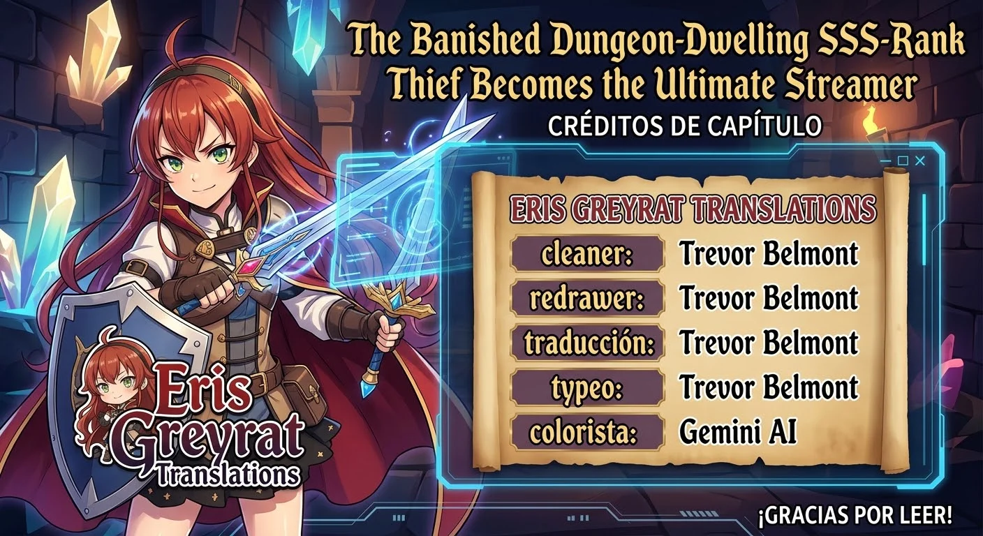 The Banished Dungeon-Dwelling SSS-Rank Thief Becomes the Ultimate Streamer Capítulo 1 - página 1