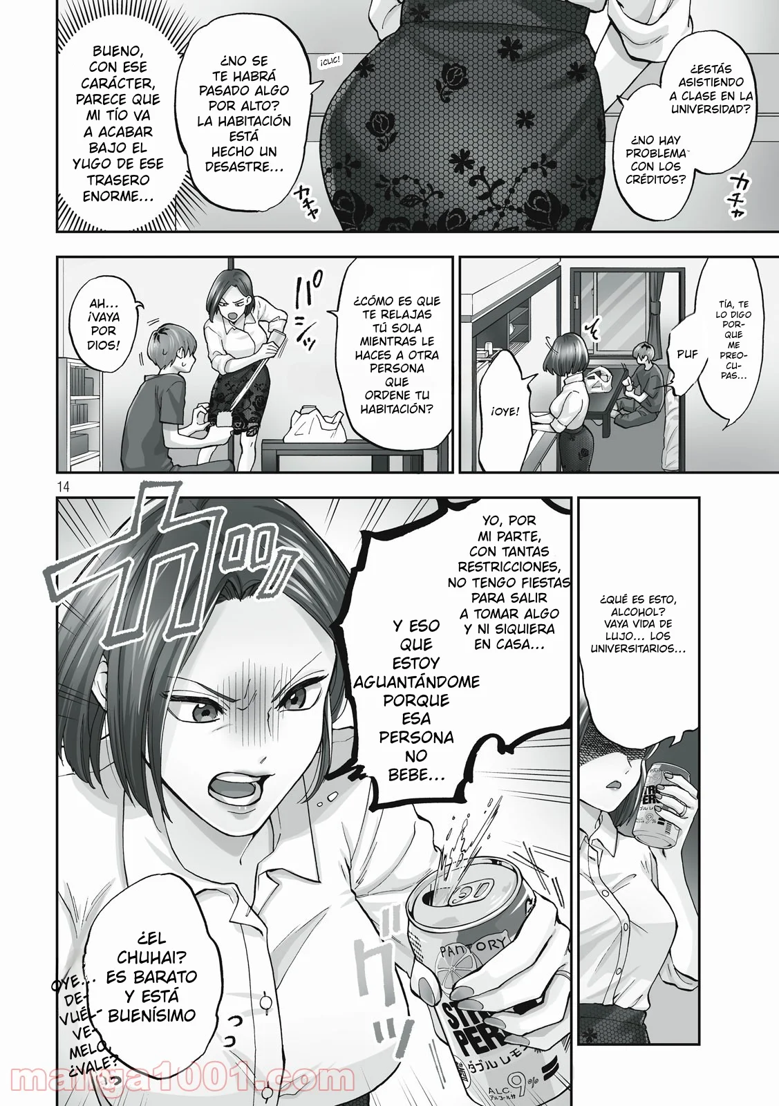 Hitodzuma no Kuchibiru ha Kan Chuuhai no Aji ga Shite Capítulo 1 - página 14