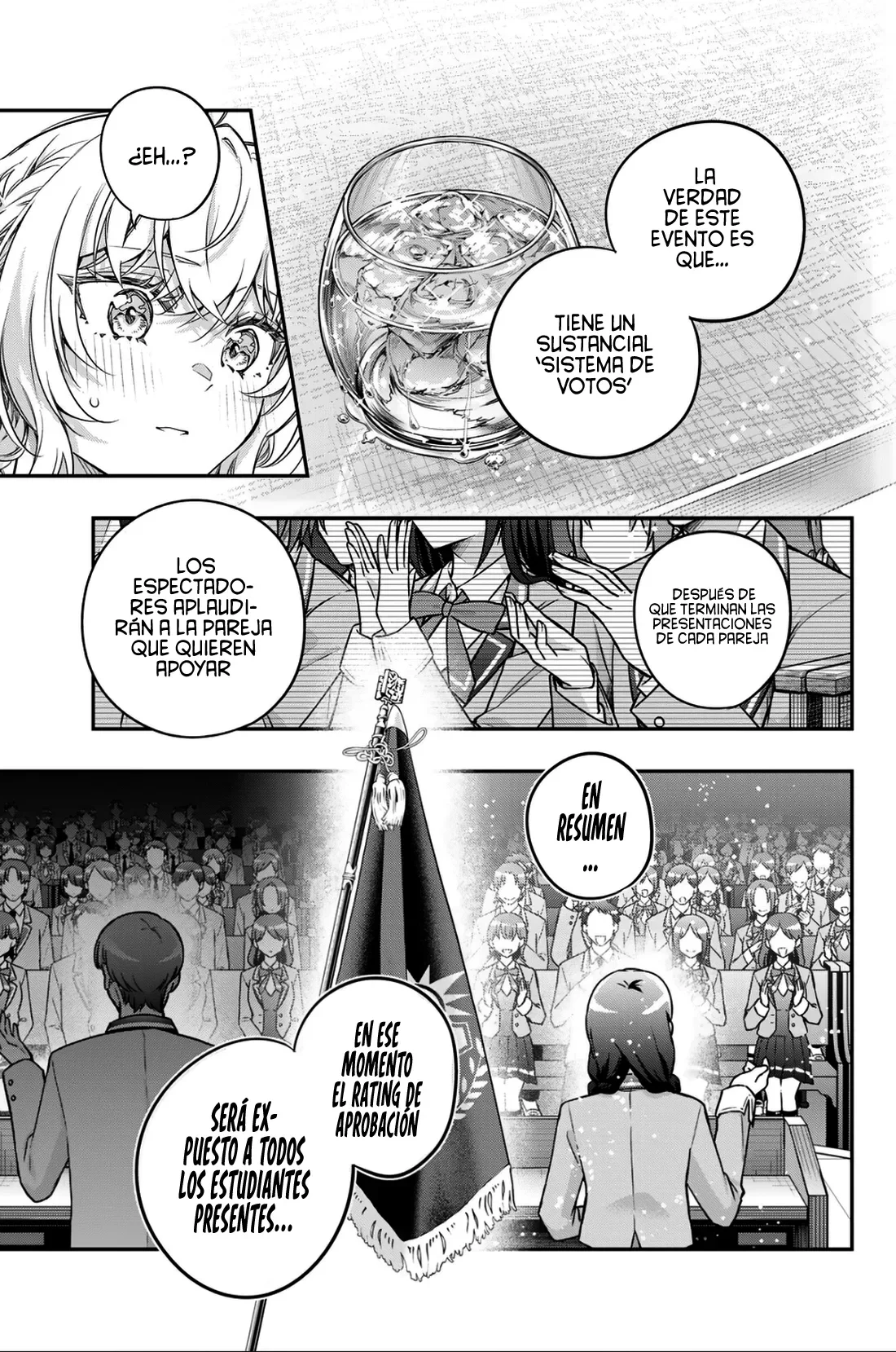 Alya-san, quien se sienta a mi lado, a veces susurra cosas dulces en ruso. Capítulo 87 - página 13