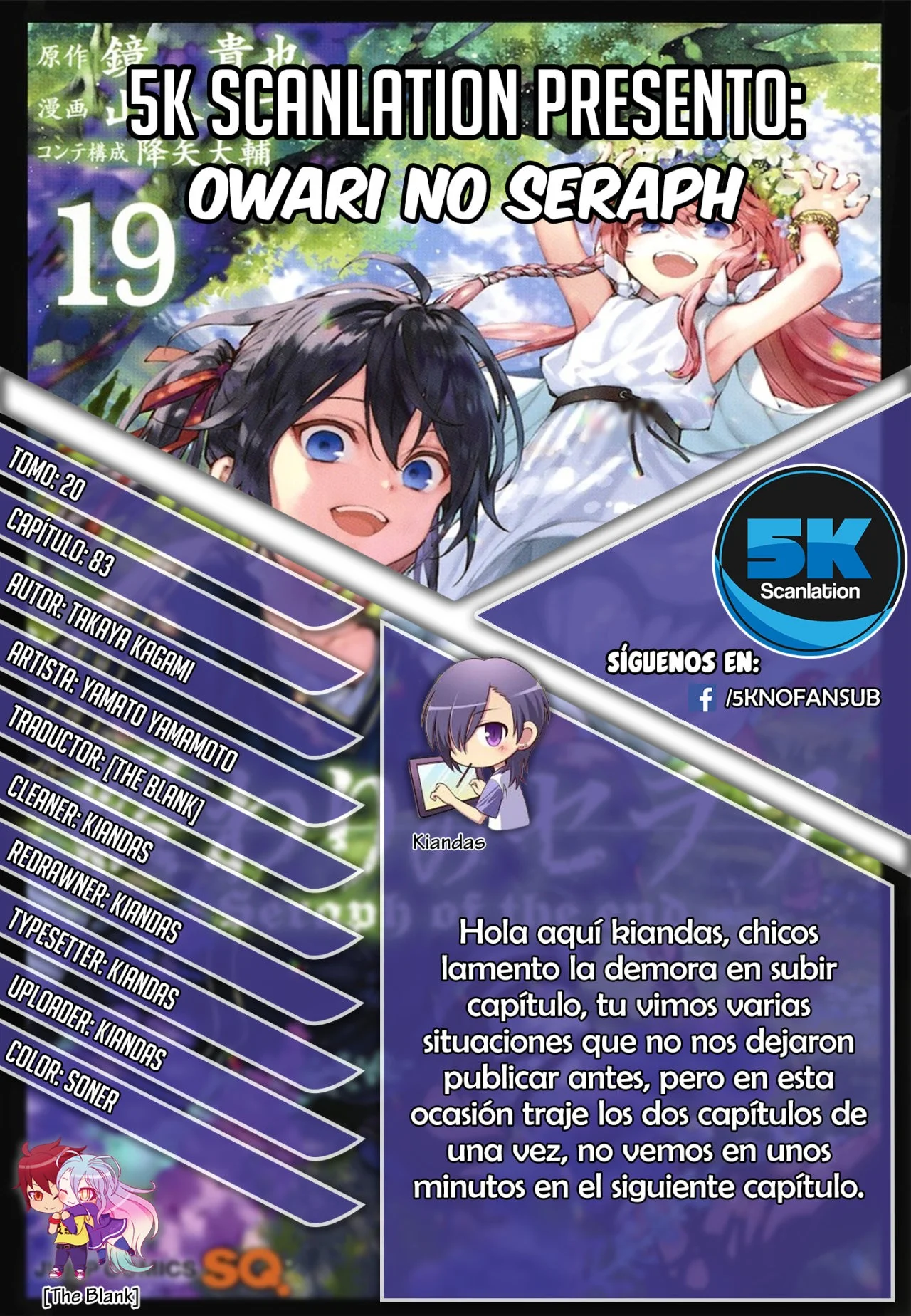 Owari no seraph Capítulo 83 - página 1