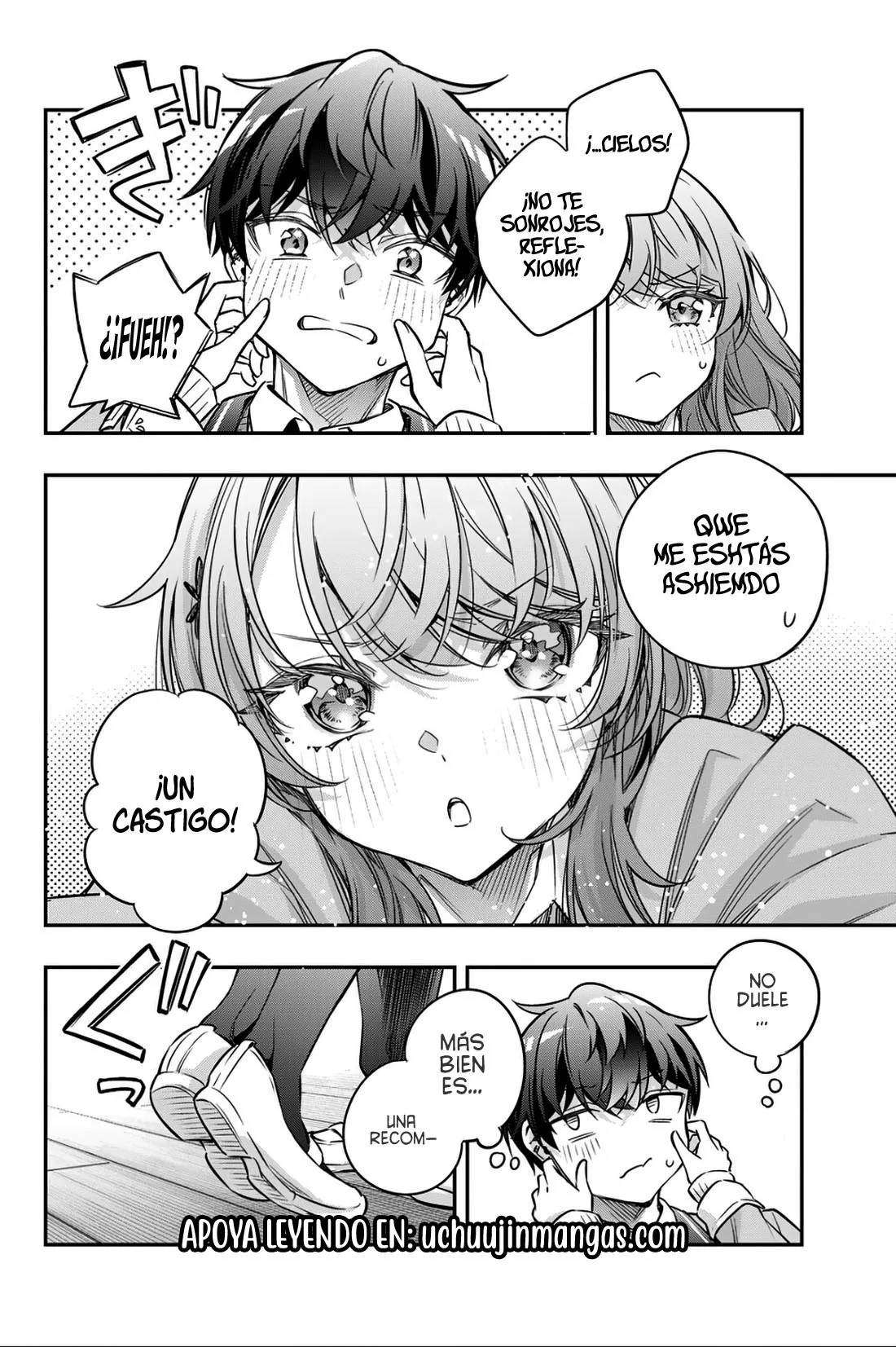 Alya-san, quien se sienta a mi lado, a veces susurra cosas dulces en ruso. Capítulo 81 - página 16