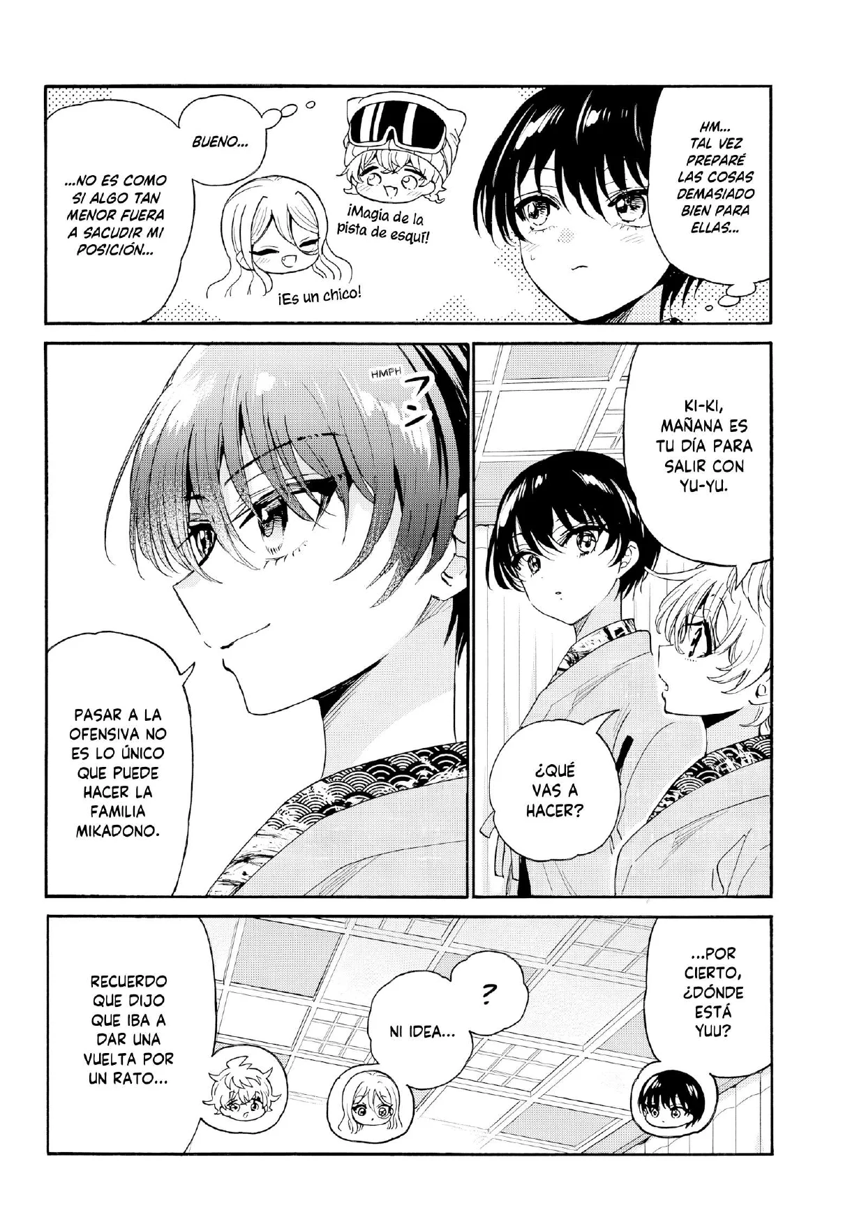 Mikadono Sanshimai wa Angai, Choroi. Capítulo 215 - página 6